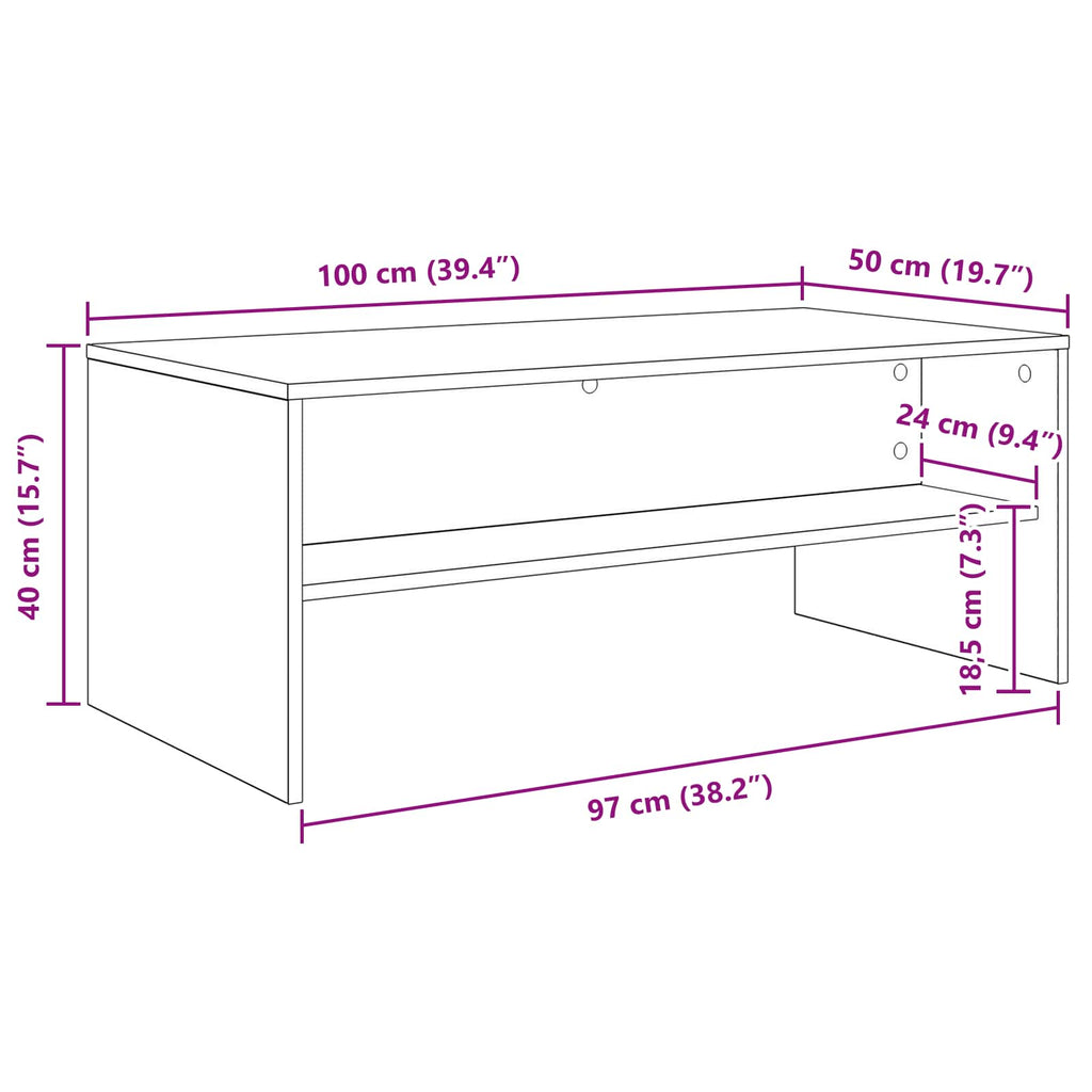 Coffee Table Engineered Wood
