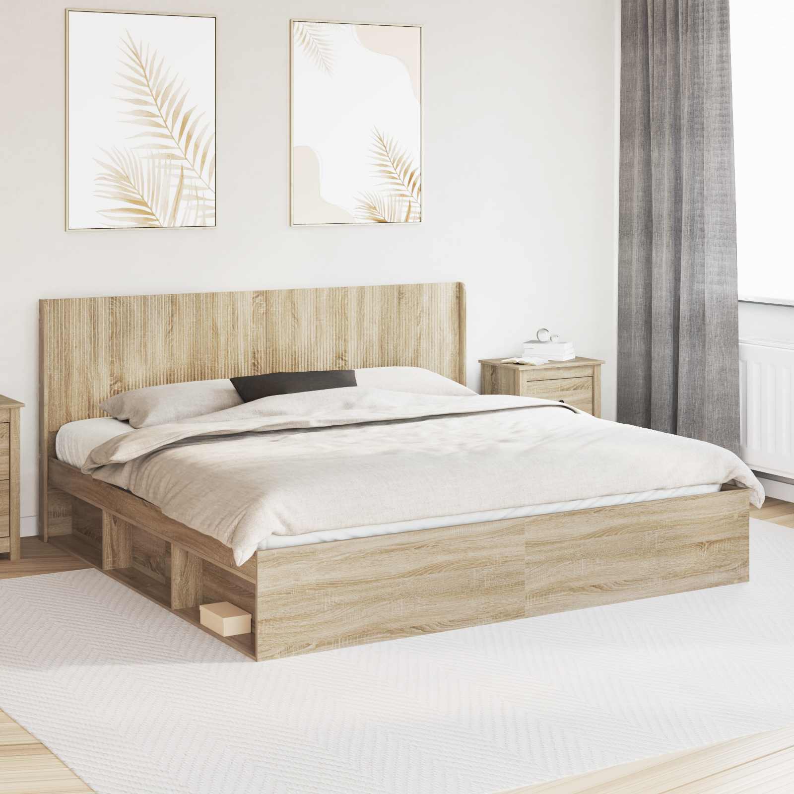 Bed Frame With Storage And Headboard
