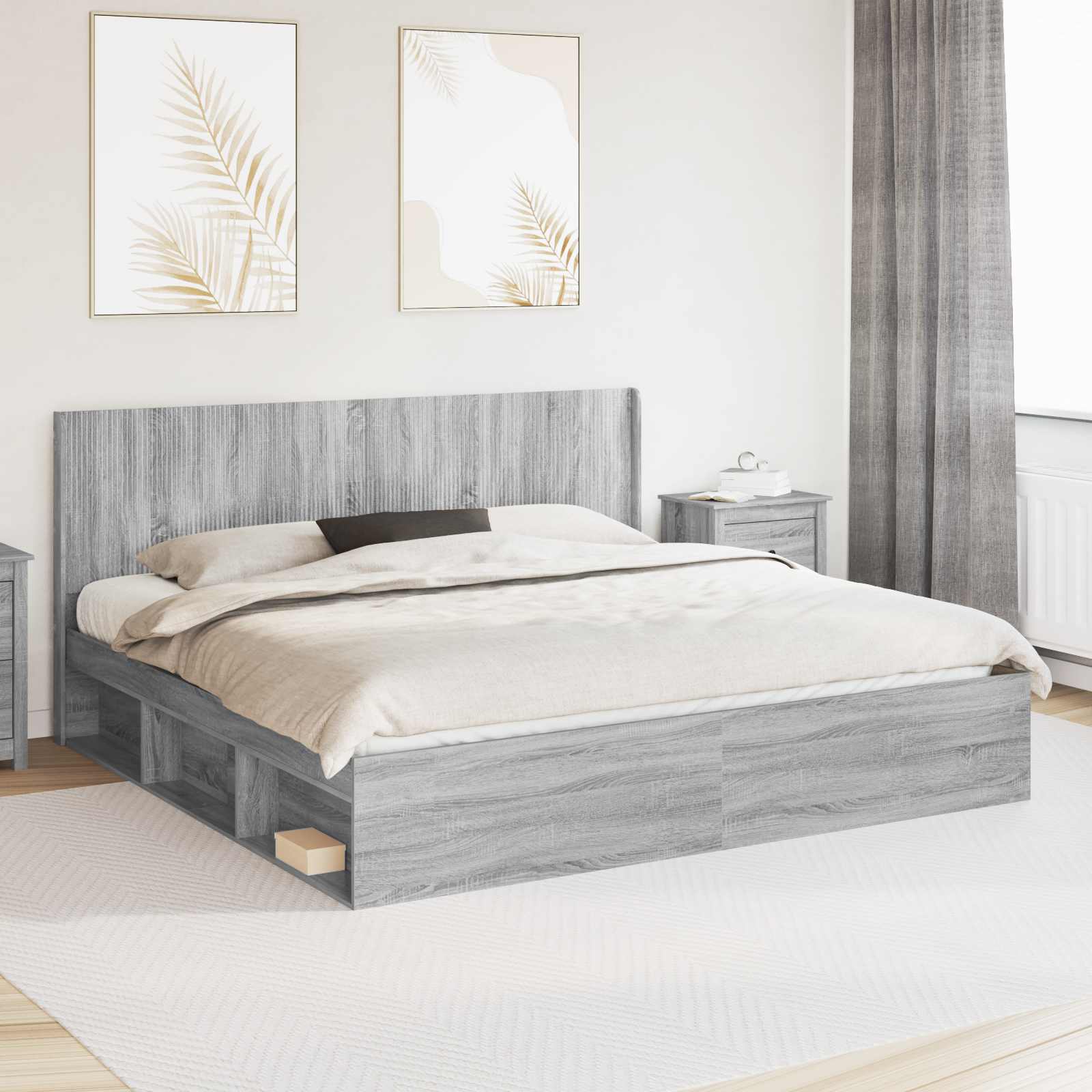 Bed Frame With Storage And Headboard