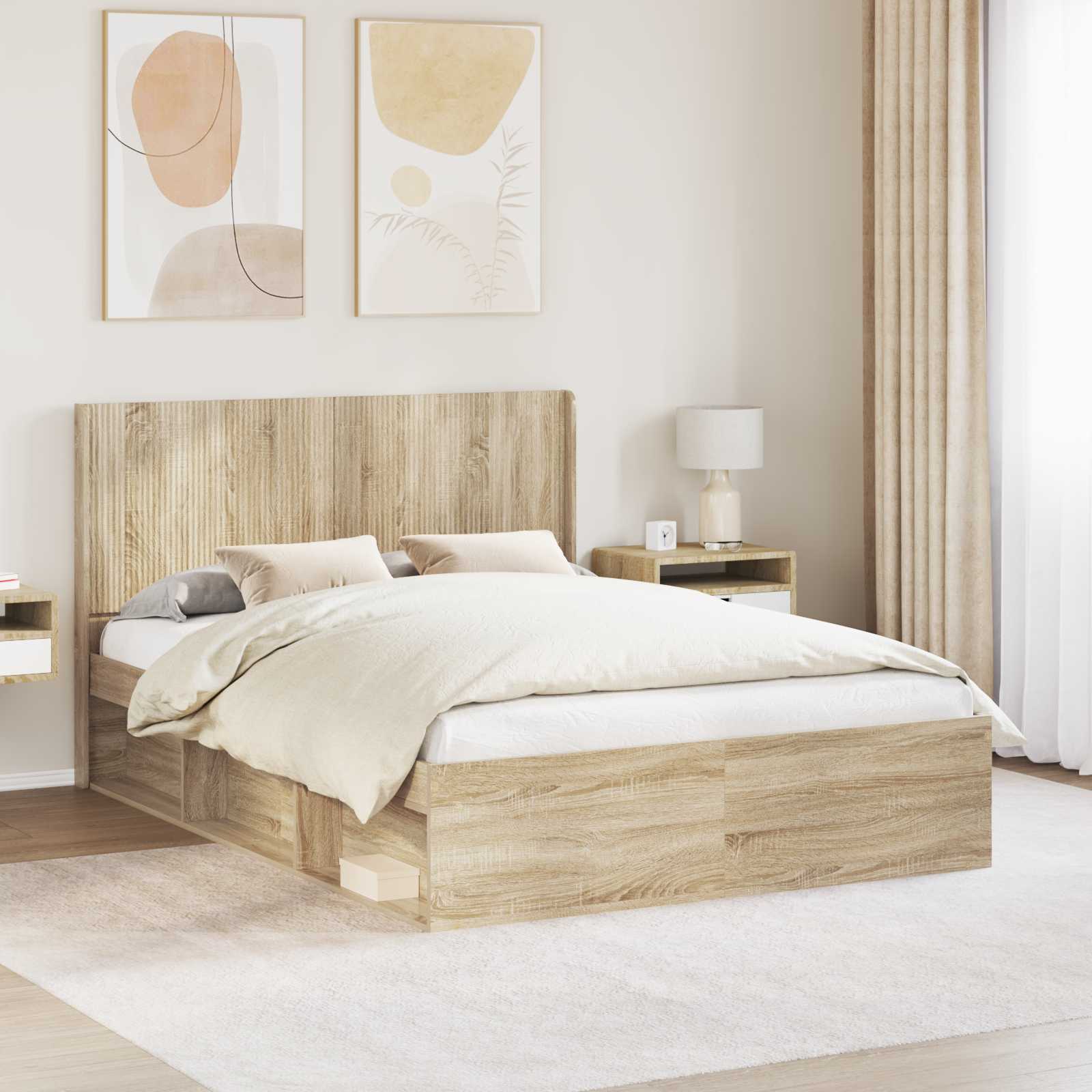 Bed Frame With Storage And Headboard