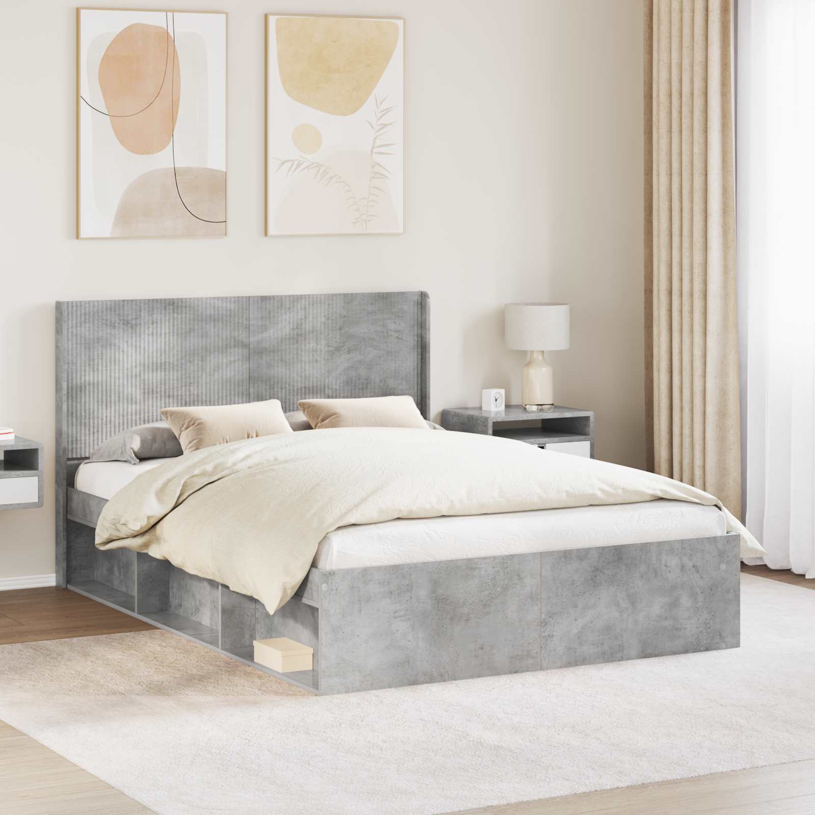 Bed Frame With Storage And Headboard