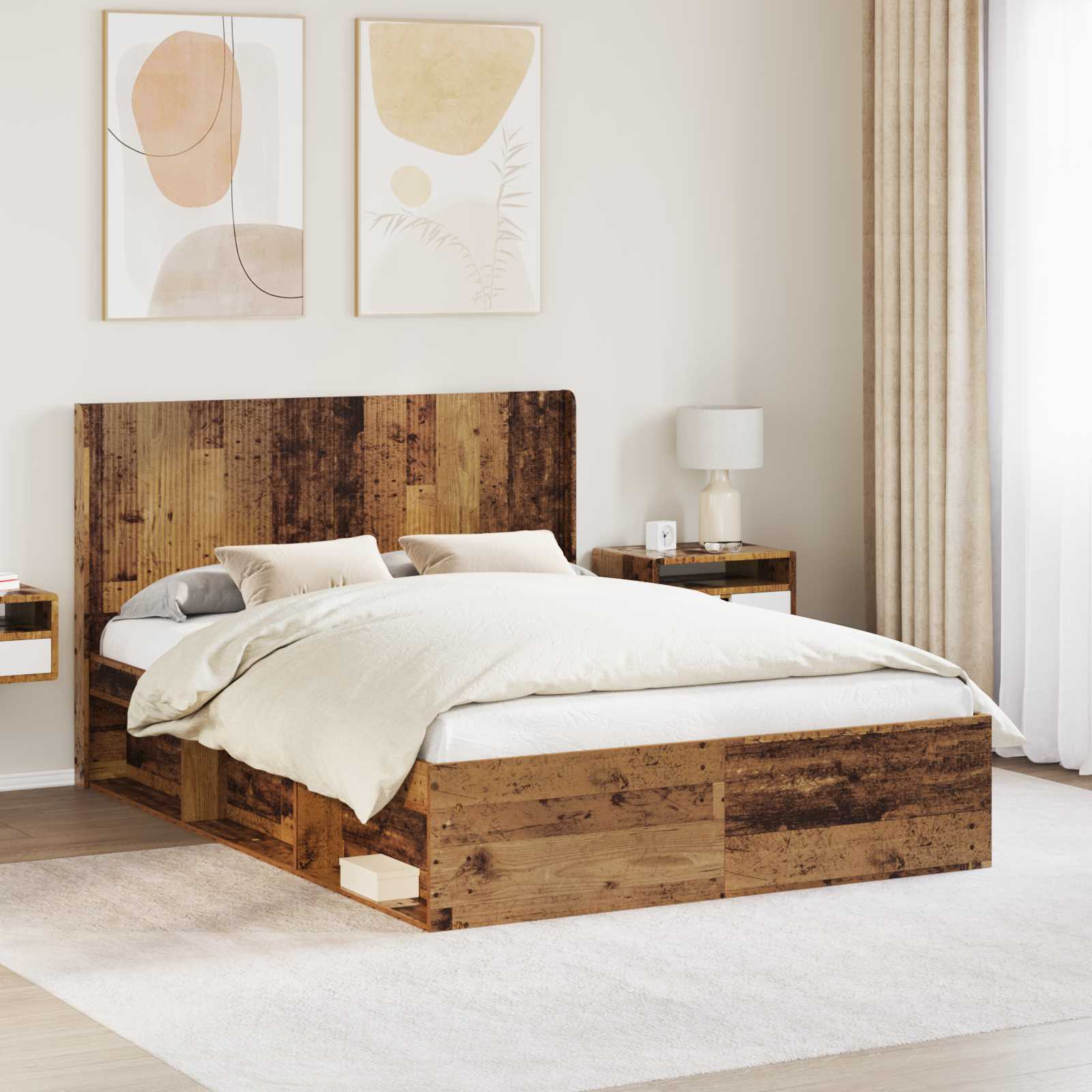 Bed Frame With Storage And Headboard