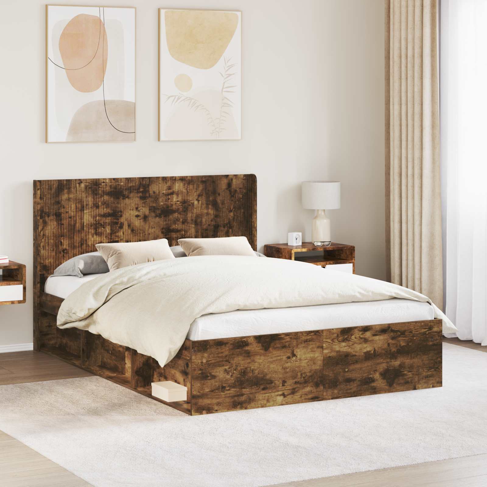 Bed Frame With Storage And Headboard