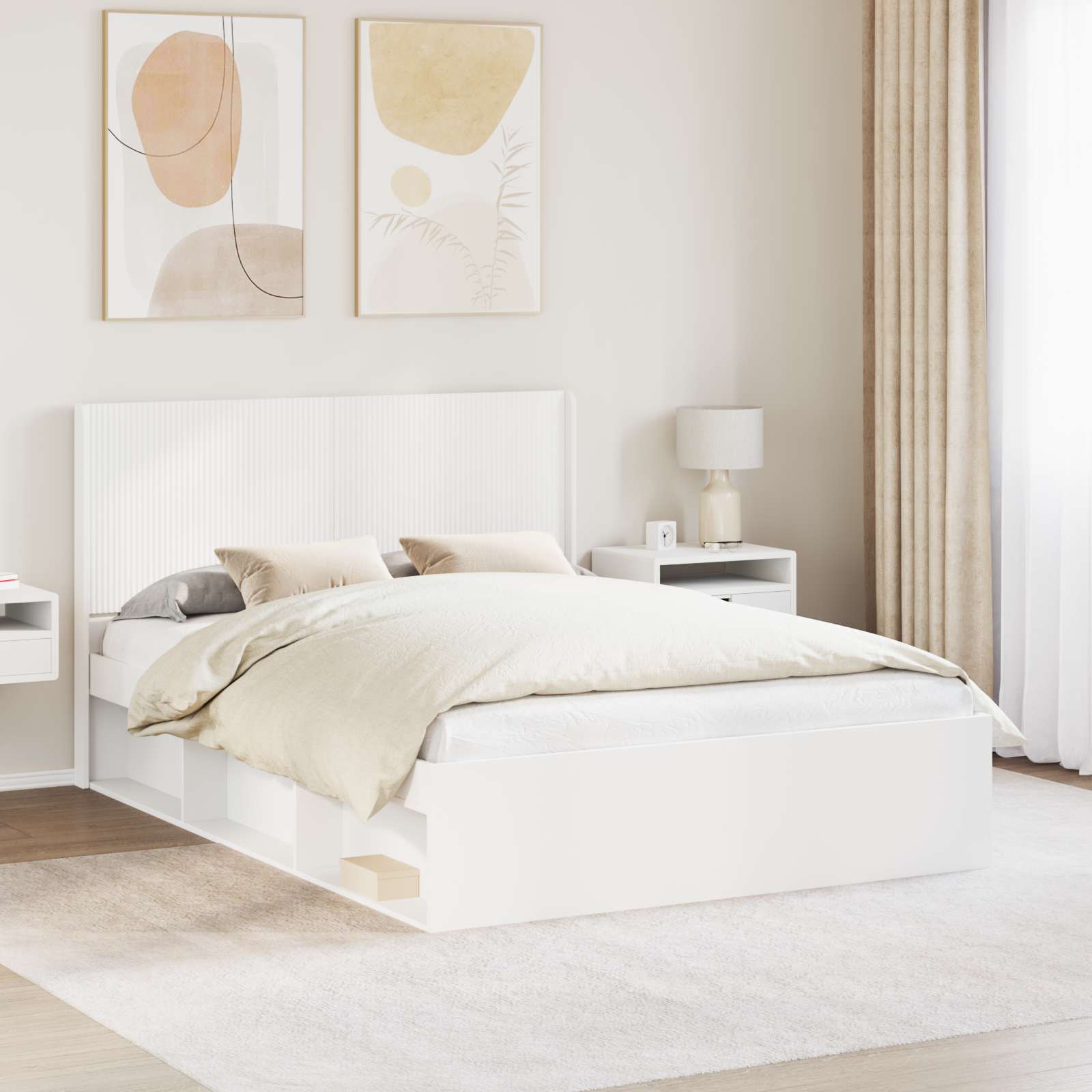 Bed Frame With Storage And Headboard