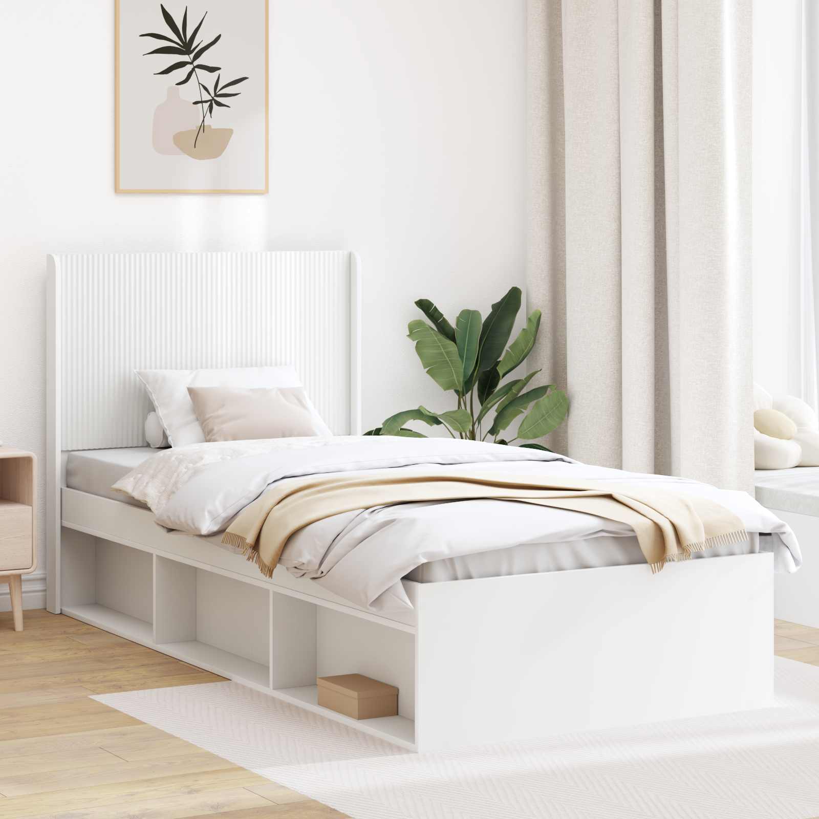 Bed Frame With Storage And Headboard