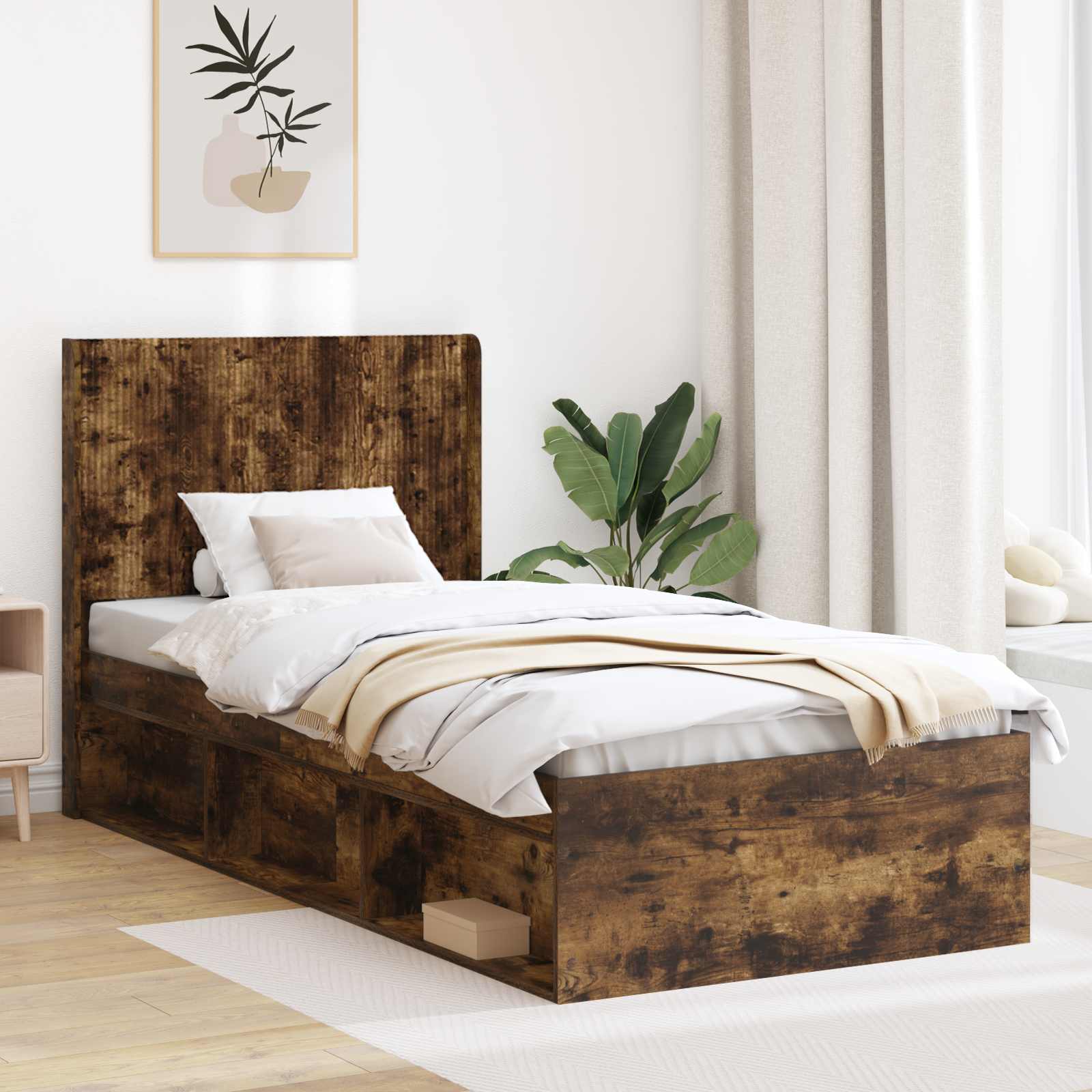 Bed Frame With Storage And Headboard