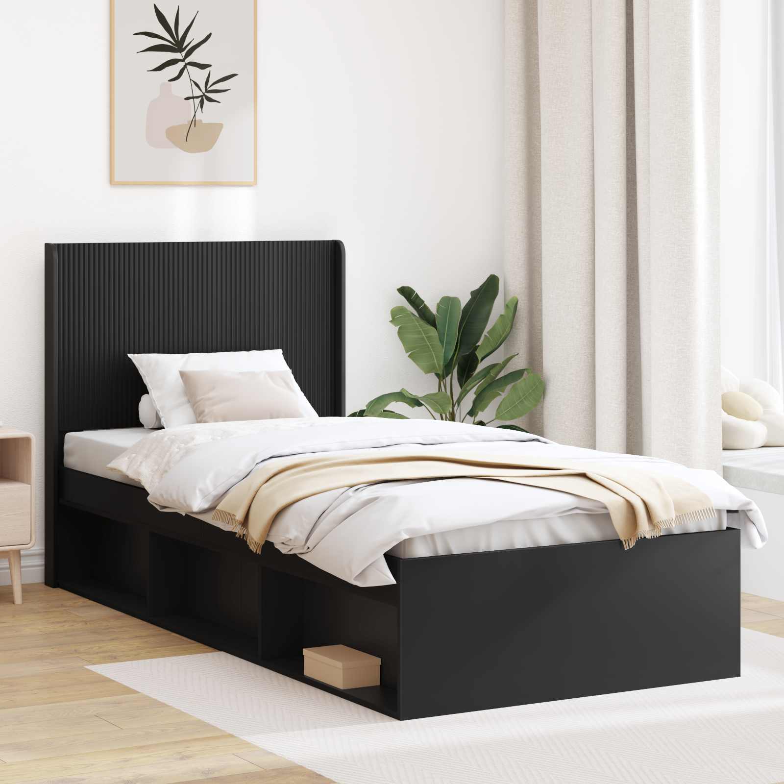 Bed Frame With Storage And Headboard