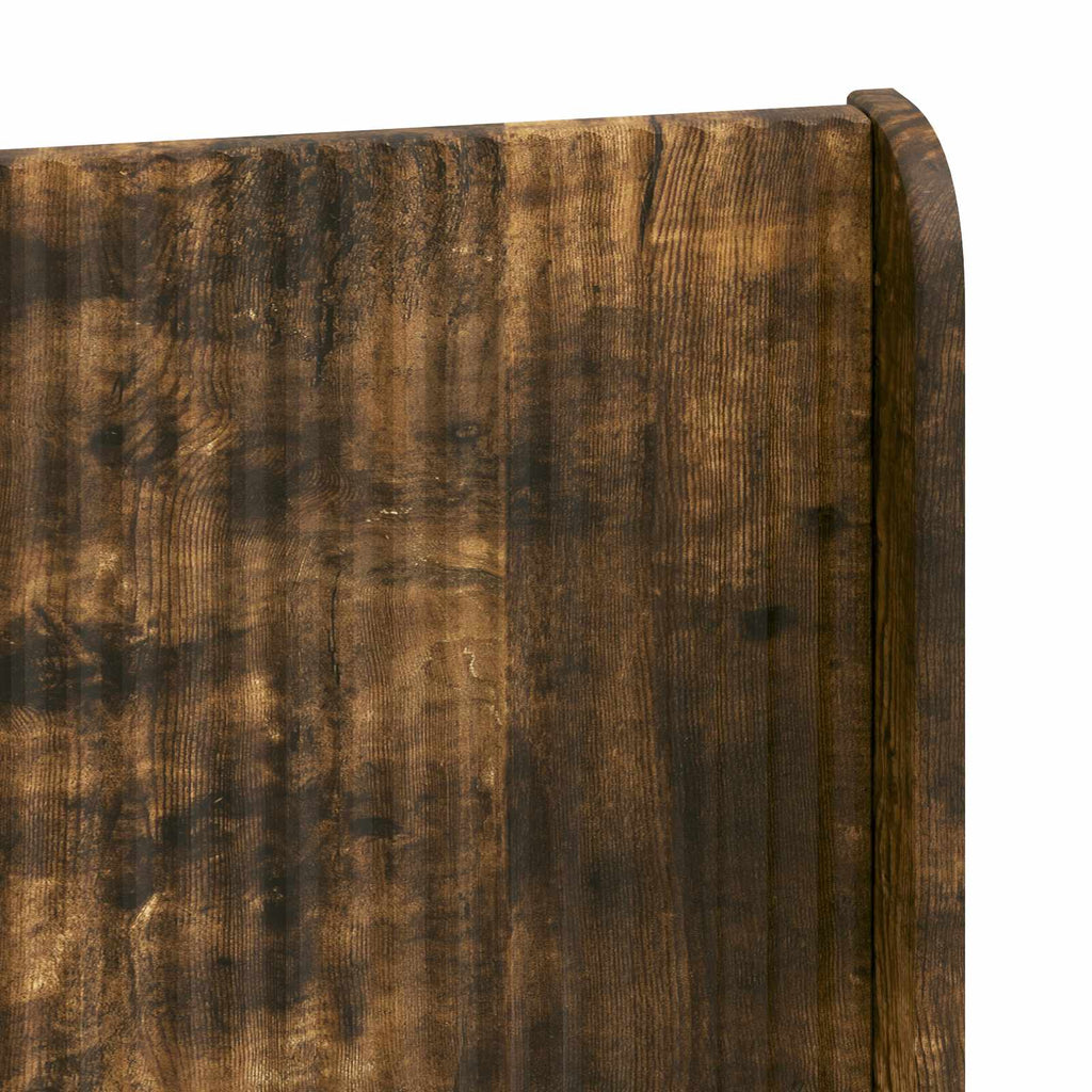 Bed Frame Storage Headboard Smoked Oak 90 X 200 Cm 203 cm