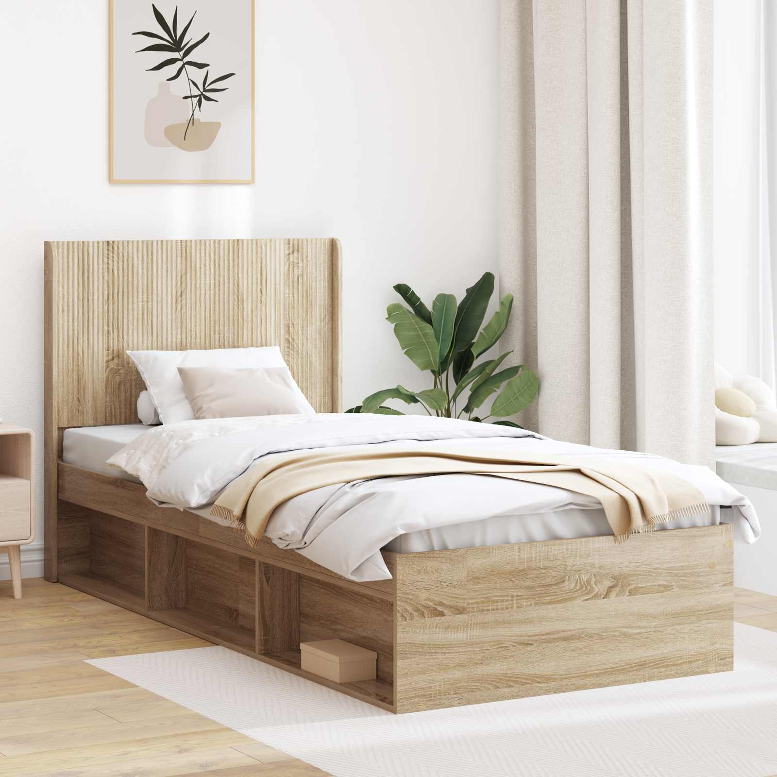Bed Frame With Storage And Headboard