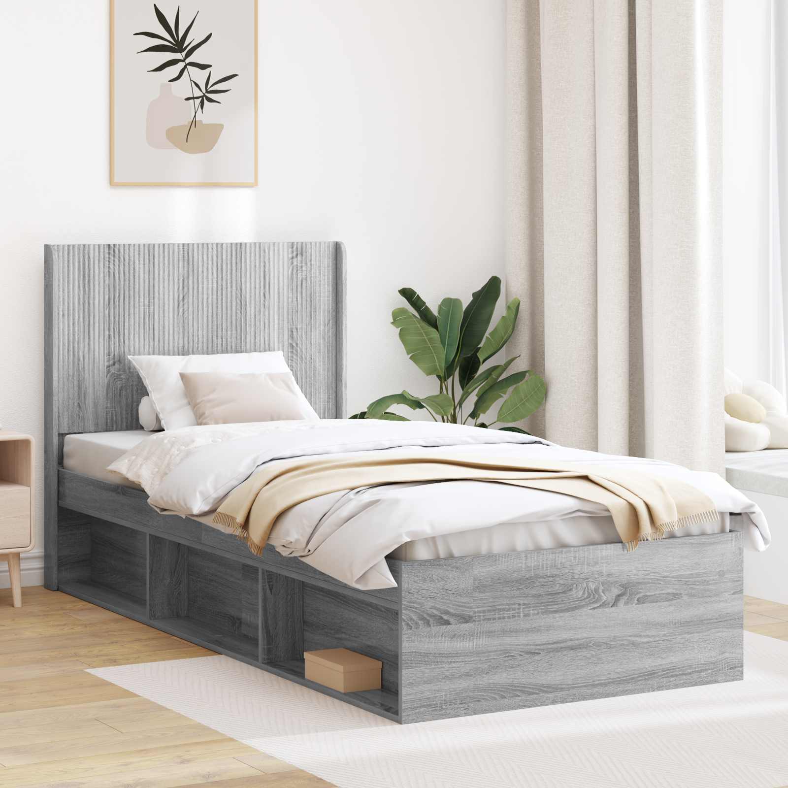 Bed Frame With Storage And Headboard