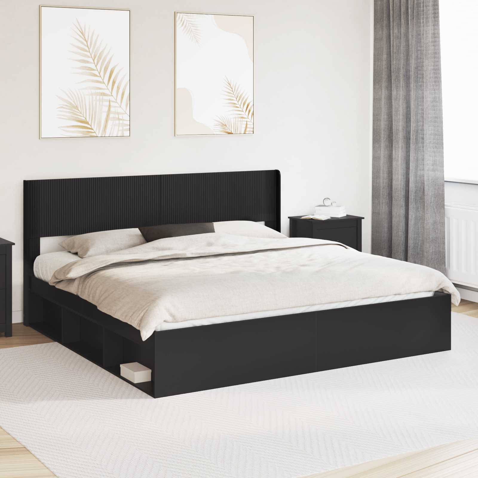Bed Frame With Storage And Headboard