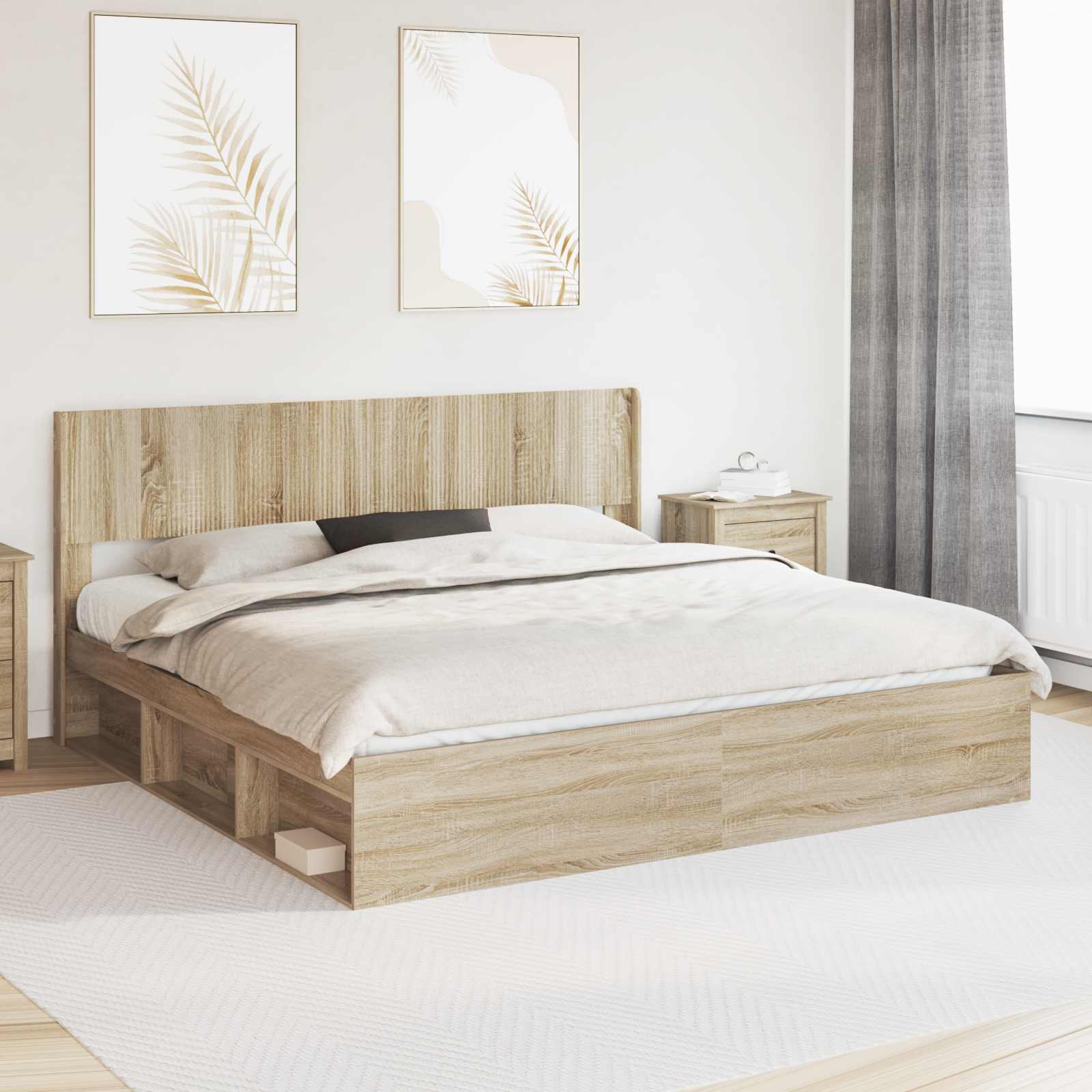 Bed Frame With Storage And Headboard