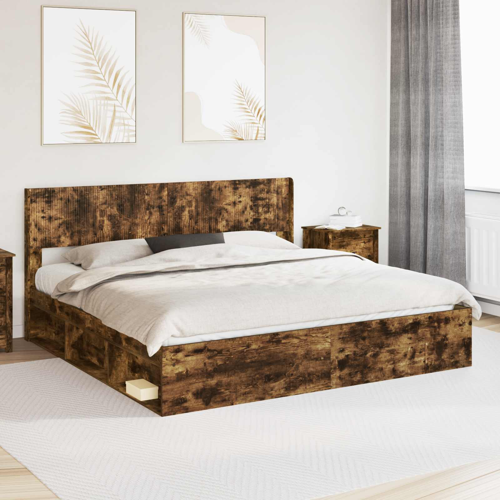 Bed Frame With Storage And Headboard