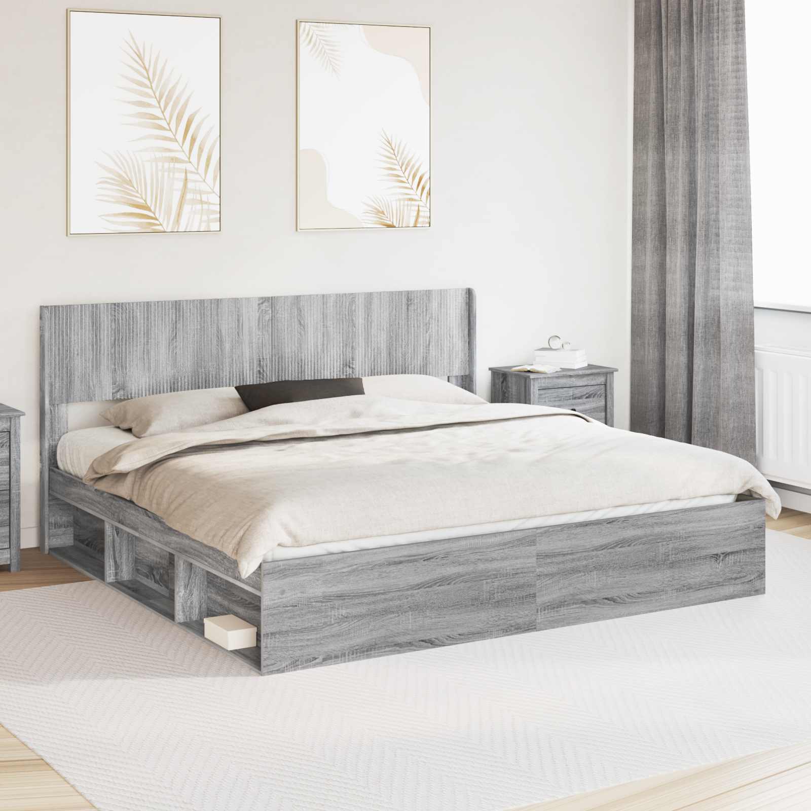 Bed Frame With Storage And Headboard