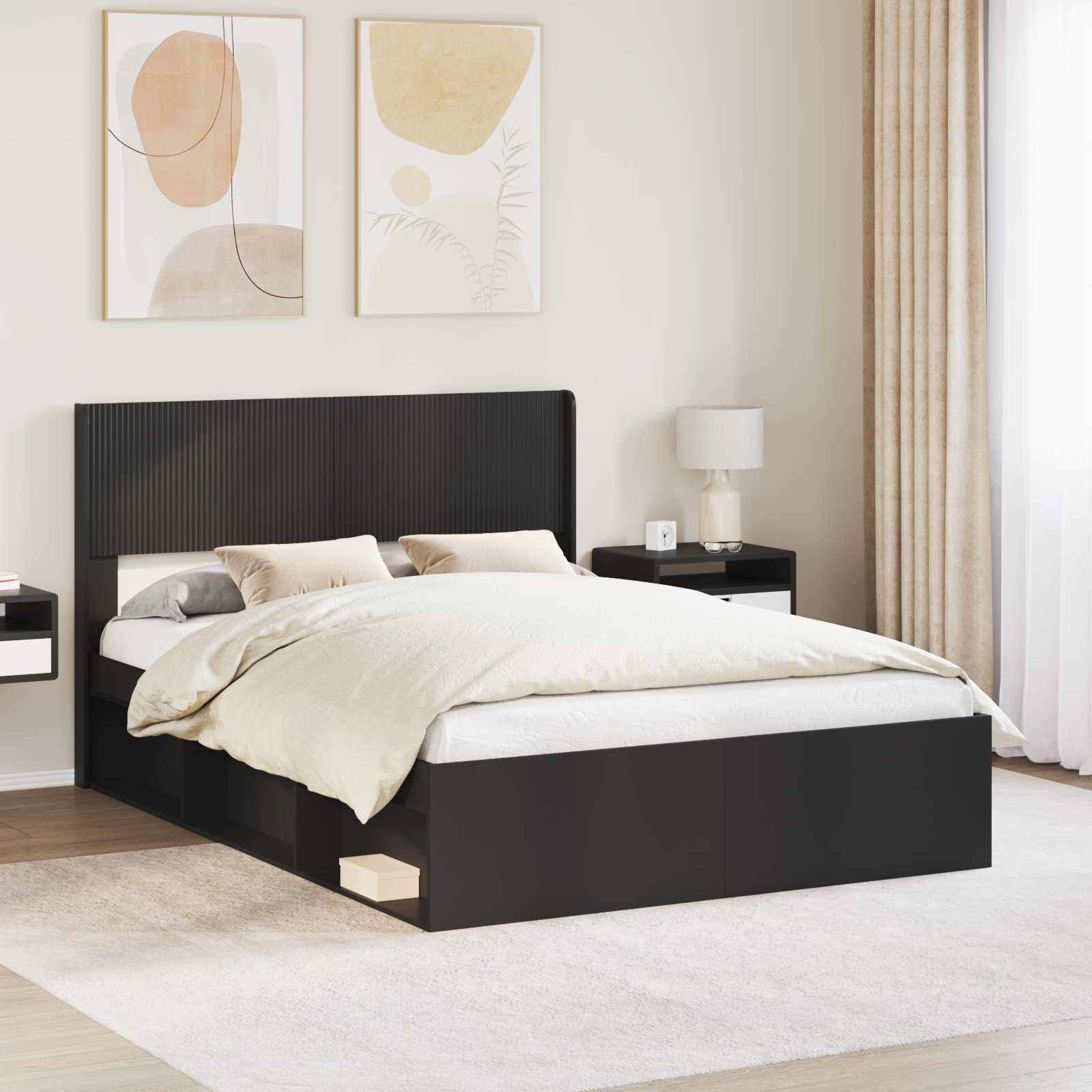 Bed Frame With Storage And Headboard