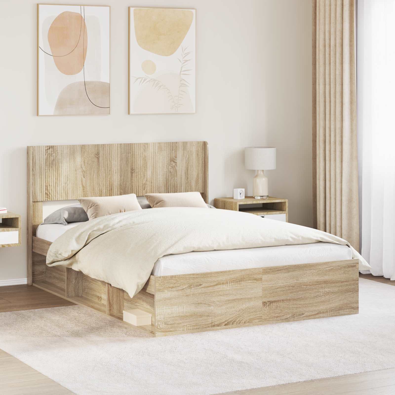 Bed Frame With Storage And Headboard