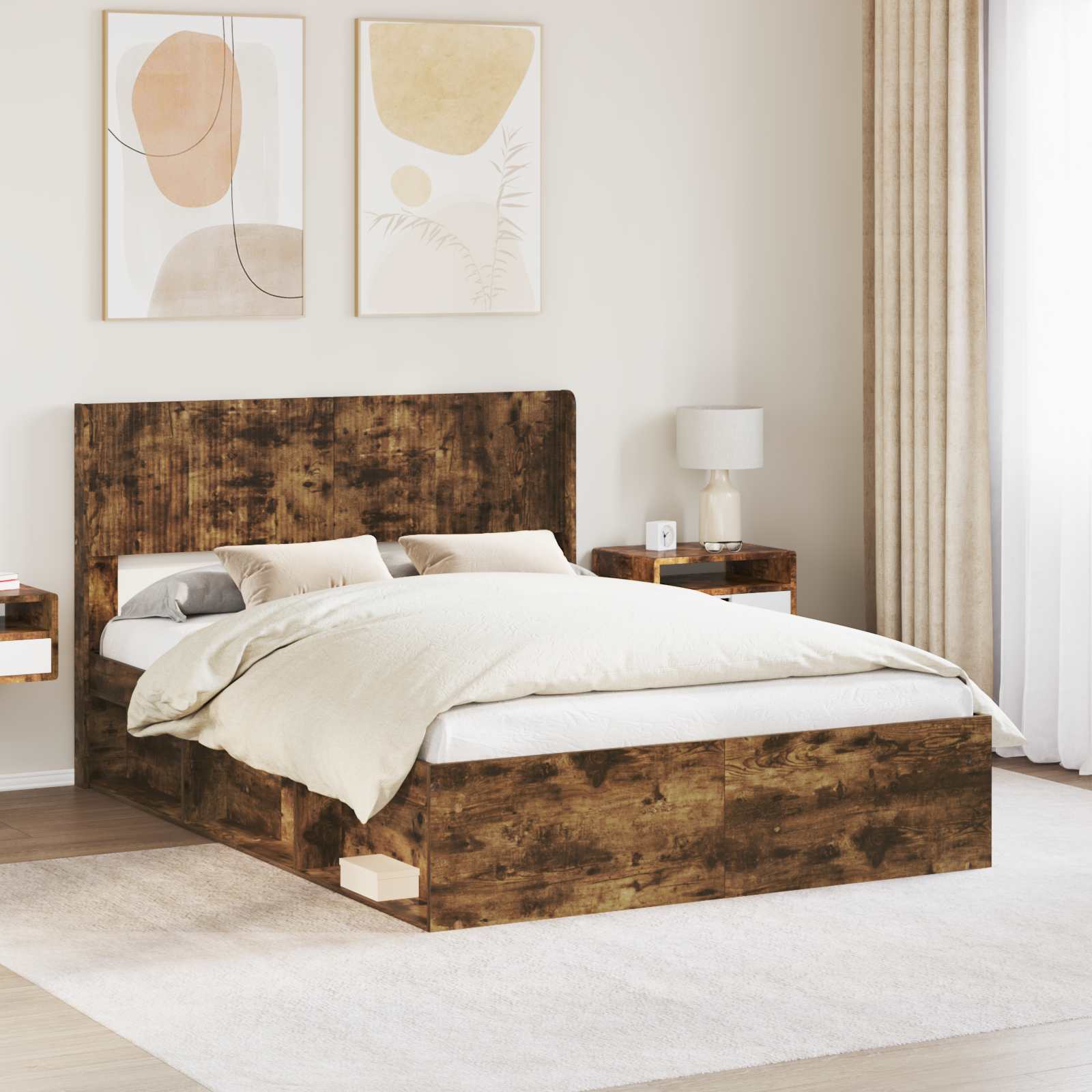 Bed Frame With Storage And Headboard