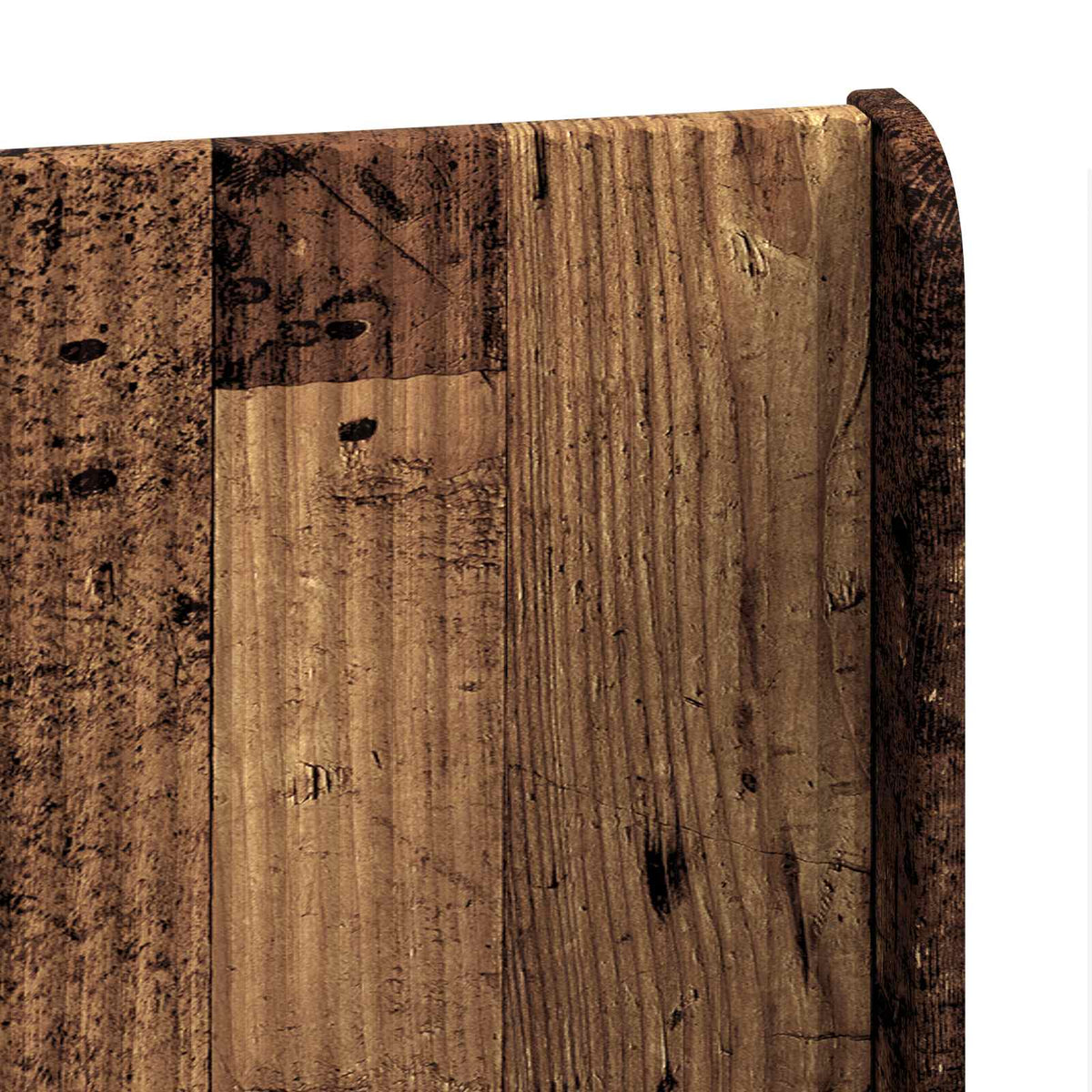 Bed Frame Storage Headboard Old Wood 135 X 190 Cm 193 cm