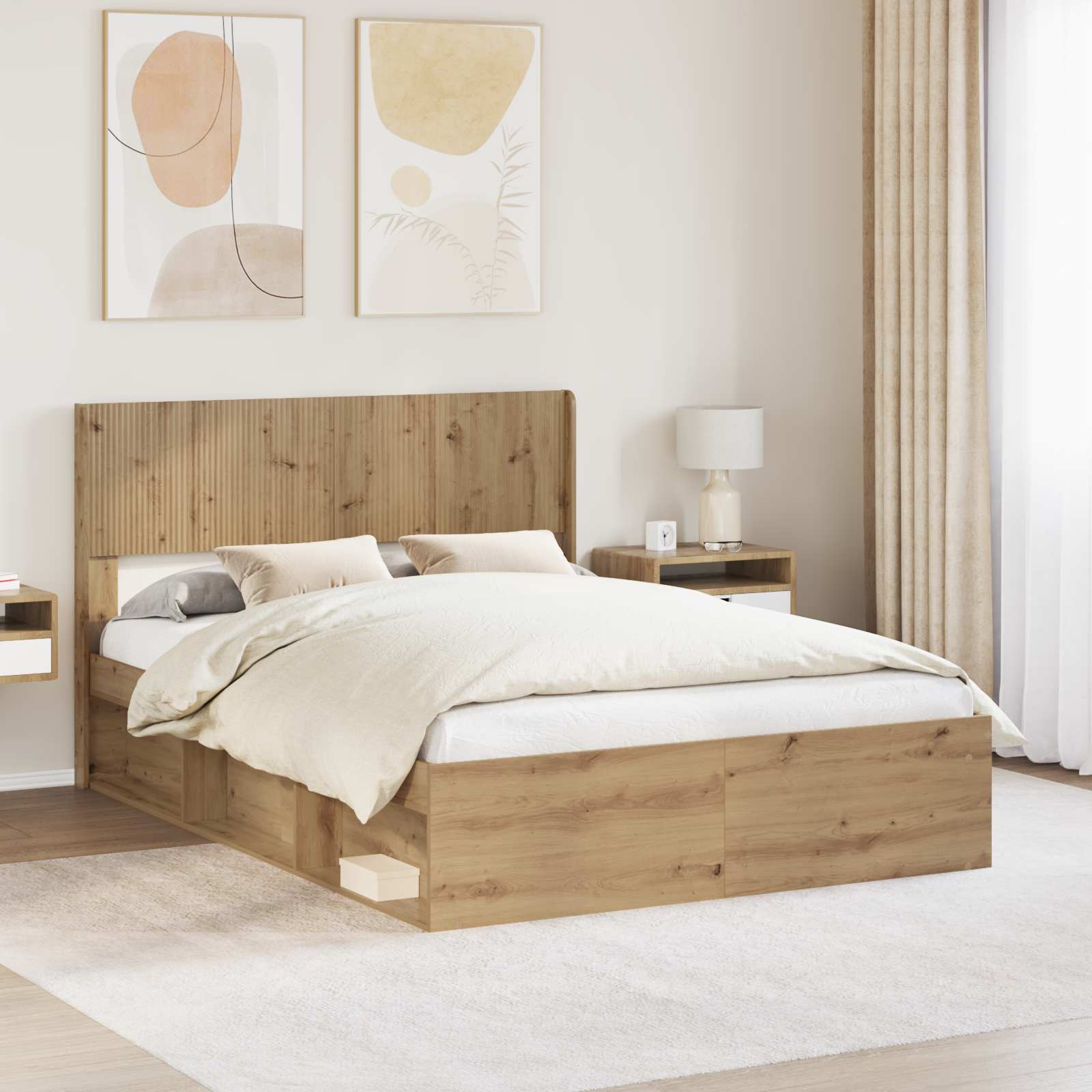 Bed Frame With Storage And Headboard