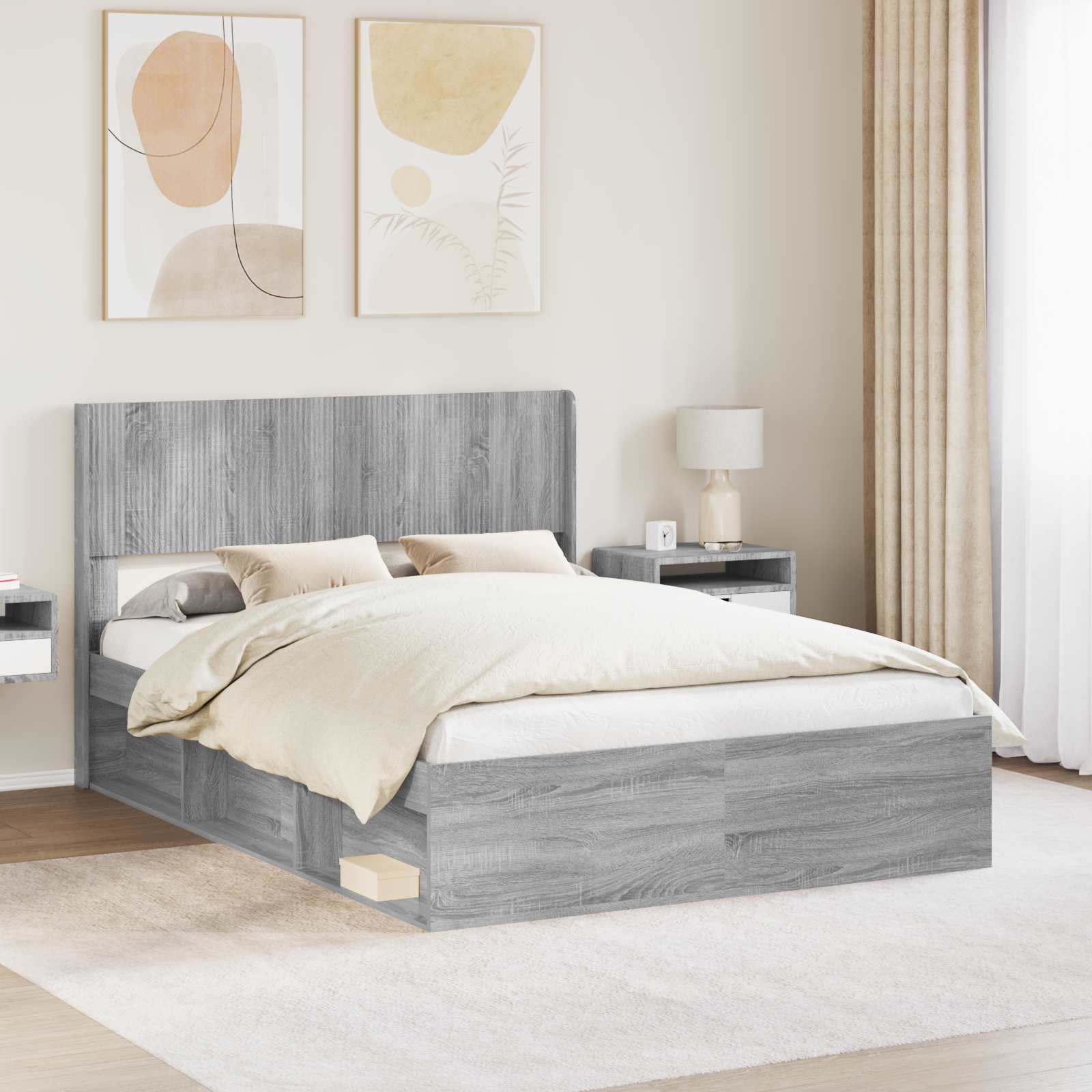 Bed Frame With Storage And Headboard