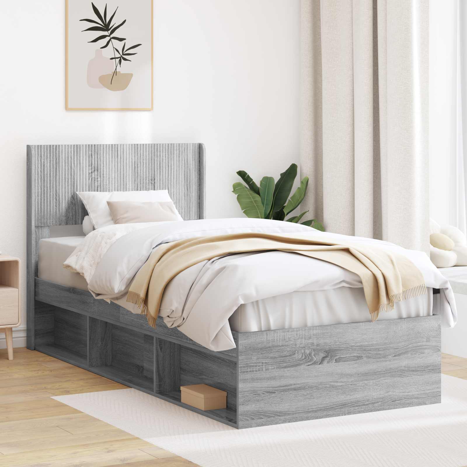 Bed Frame With Storage And Headboard