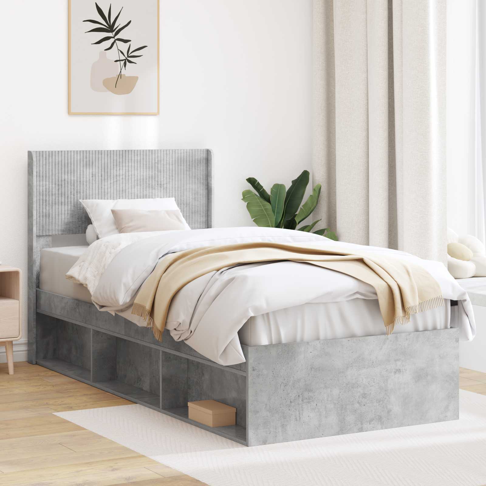 Bed Frame With Storage And Headboard