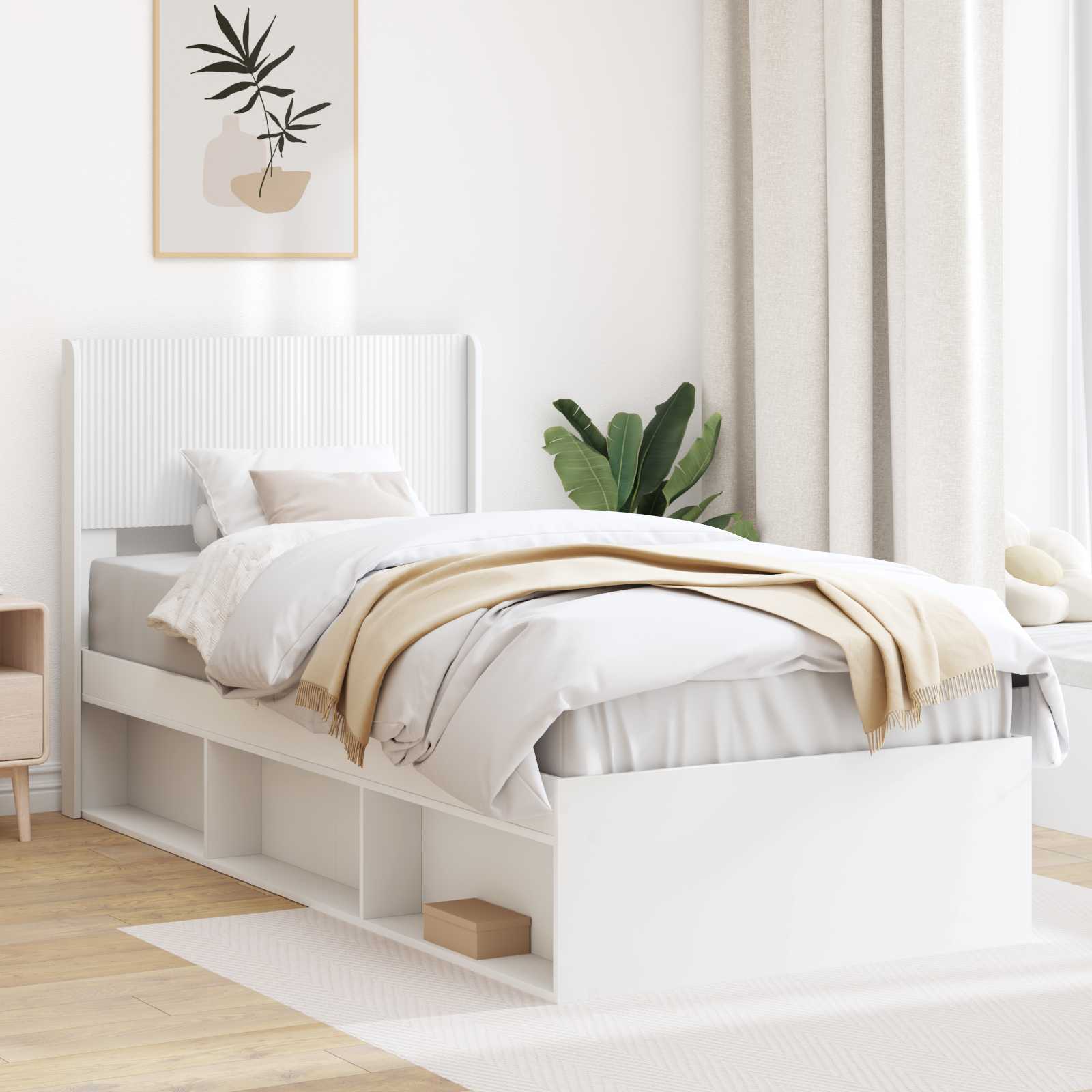 Bed Frame With Storage And Headboard