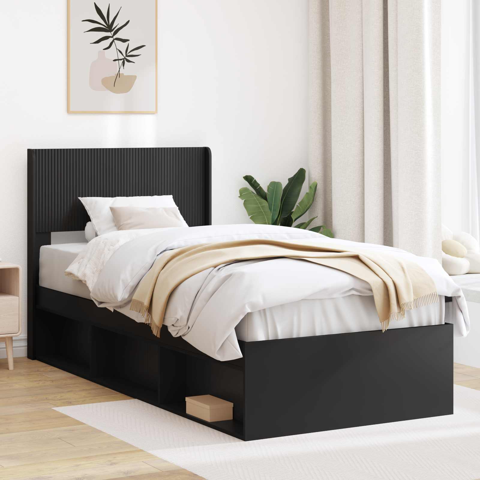 Bed Frame With Storage And Headboard
