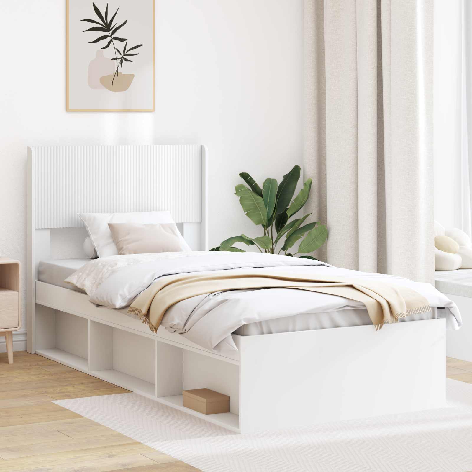 Bed Frame With Storage And Headboard