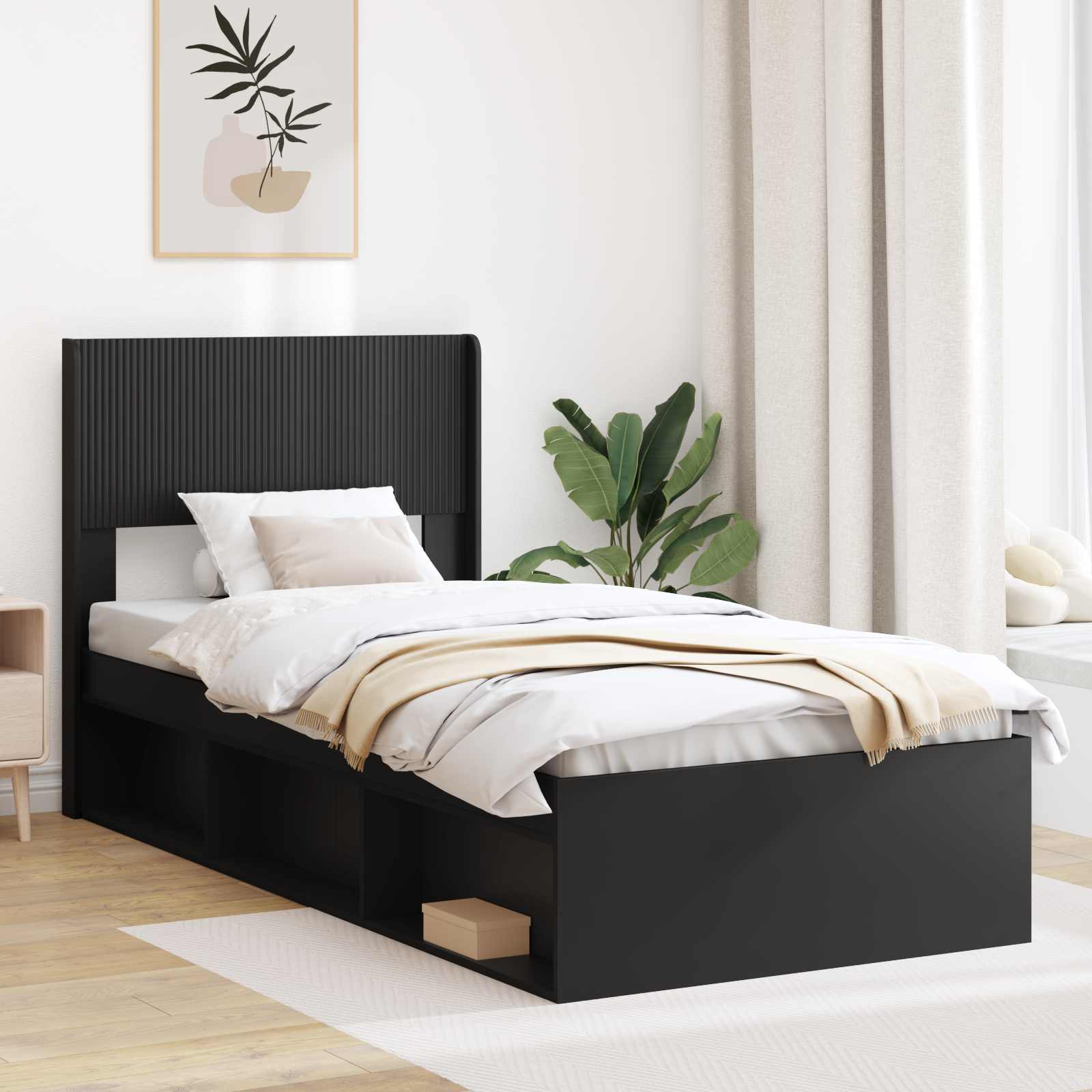 Bed Frame With Storage And Headboard