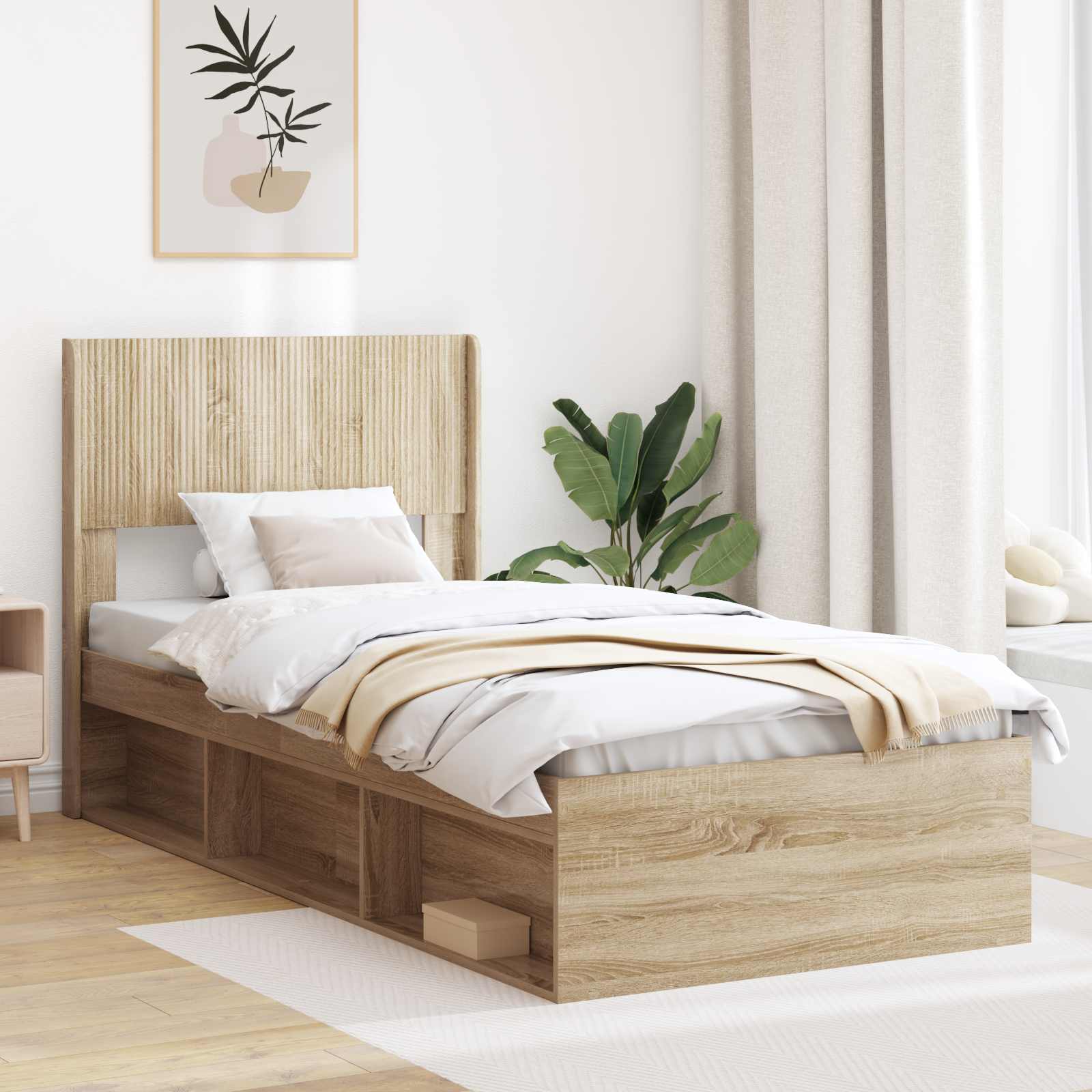 Bed Frame With Storage And Headboard