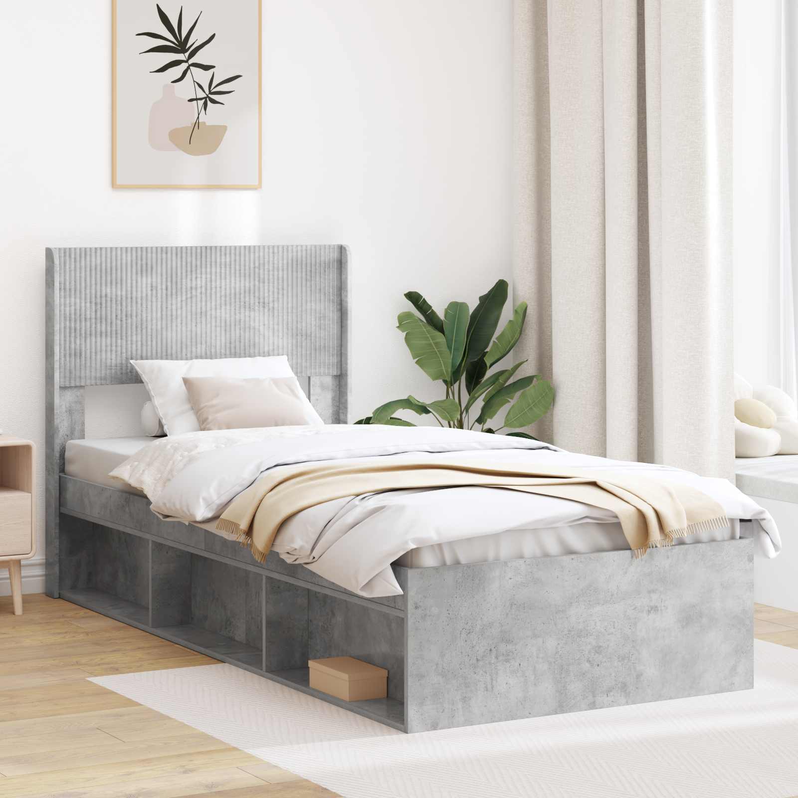 Bed Frame With Storage And Headboard