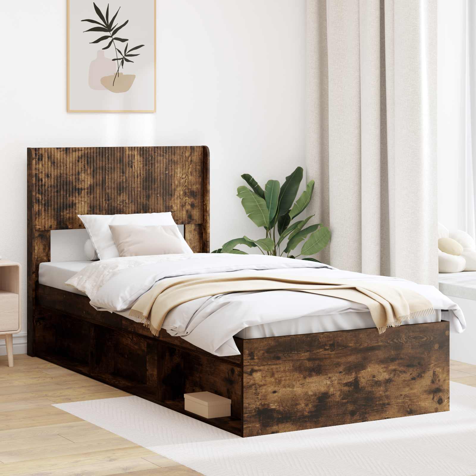 Bed Frame With Storage And Headboard