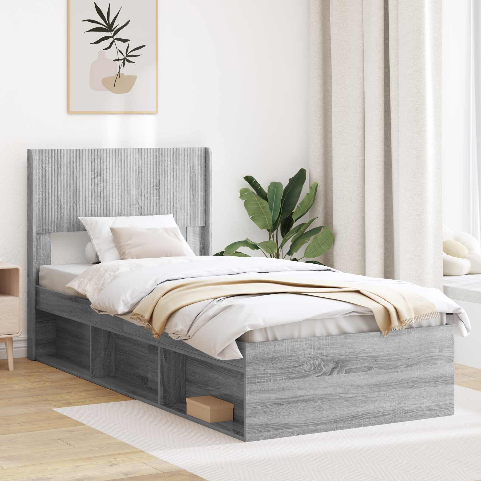 Bed Frame With Storage And Headboard