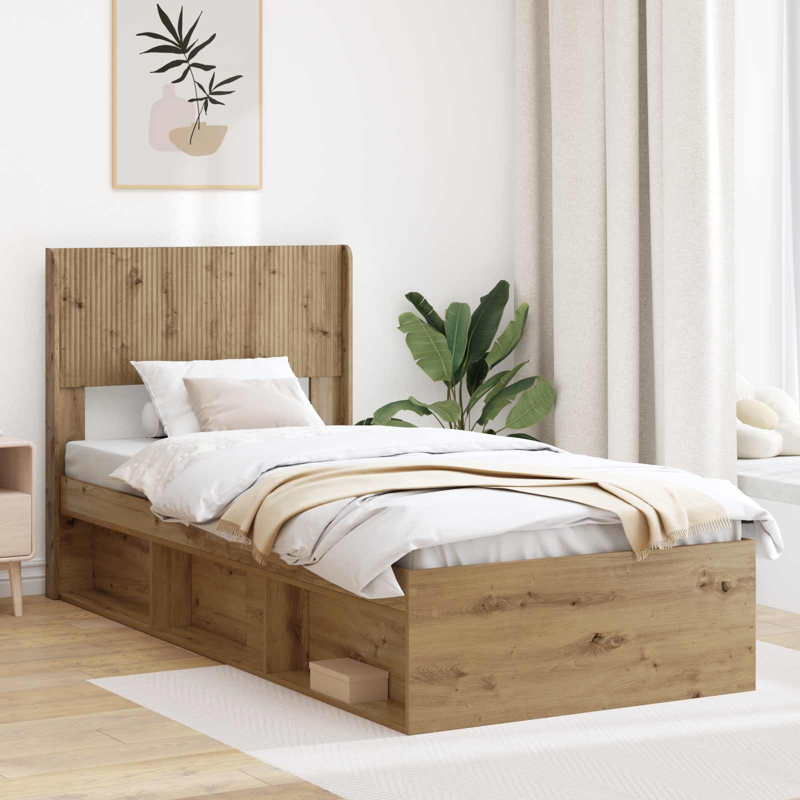 Bed Frame With Storage And Headboard