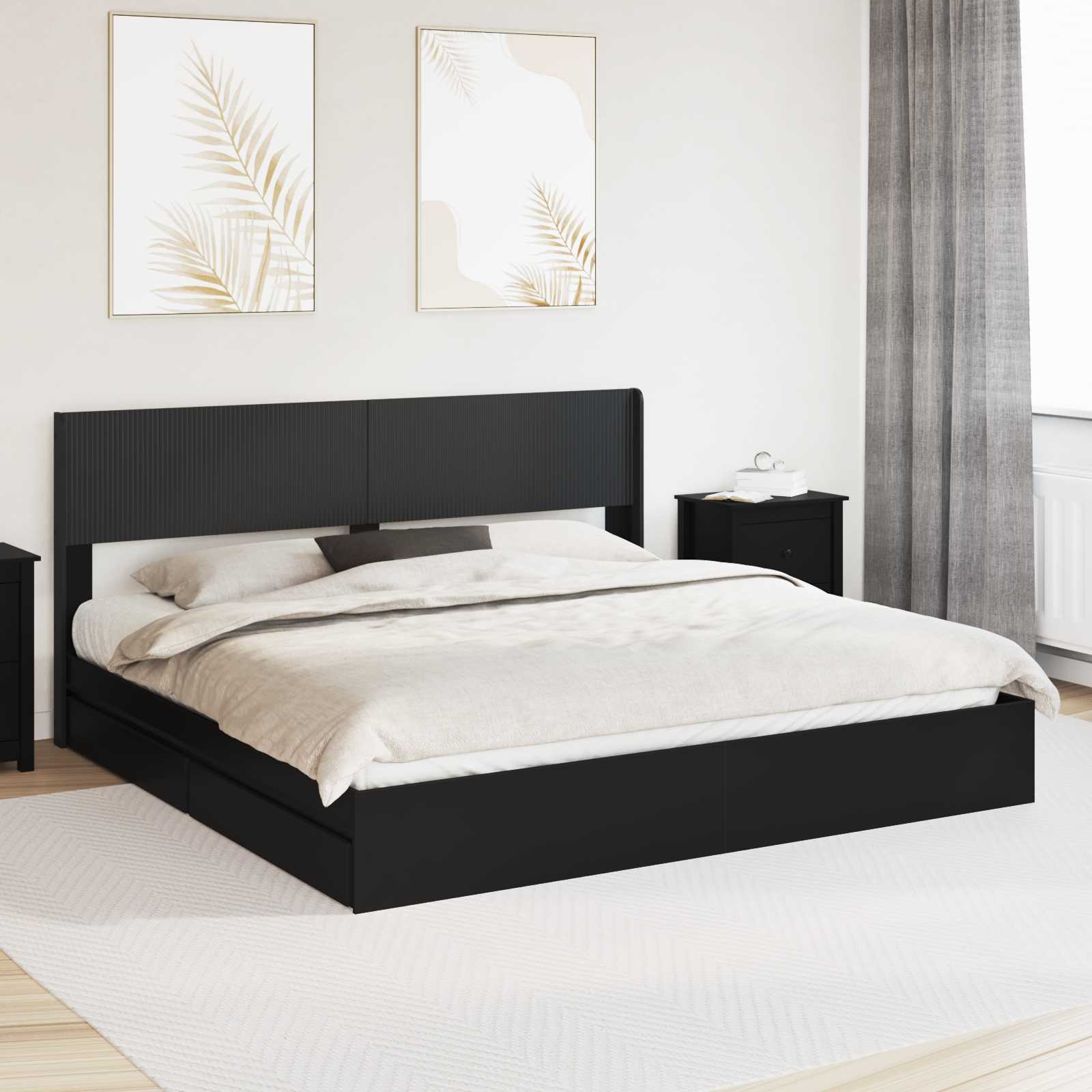 Bed Frame With Storage And Headboard