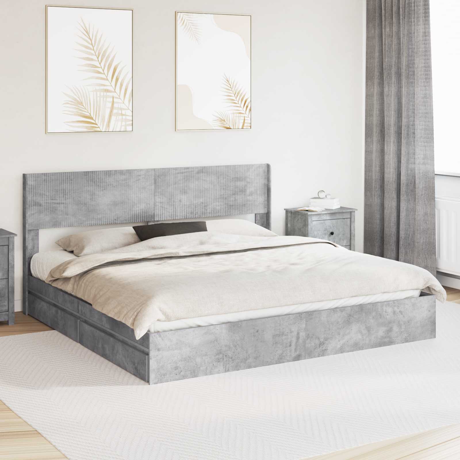 Bed Frame With Storage And Headboard