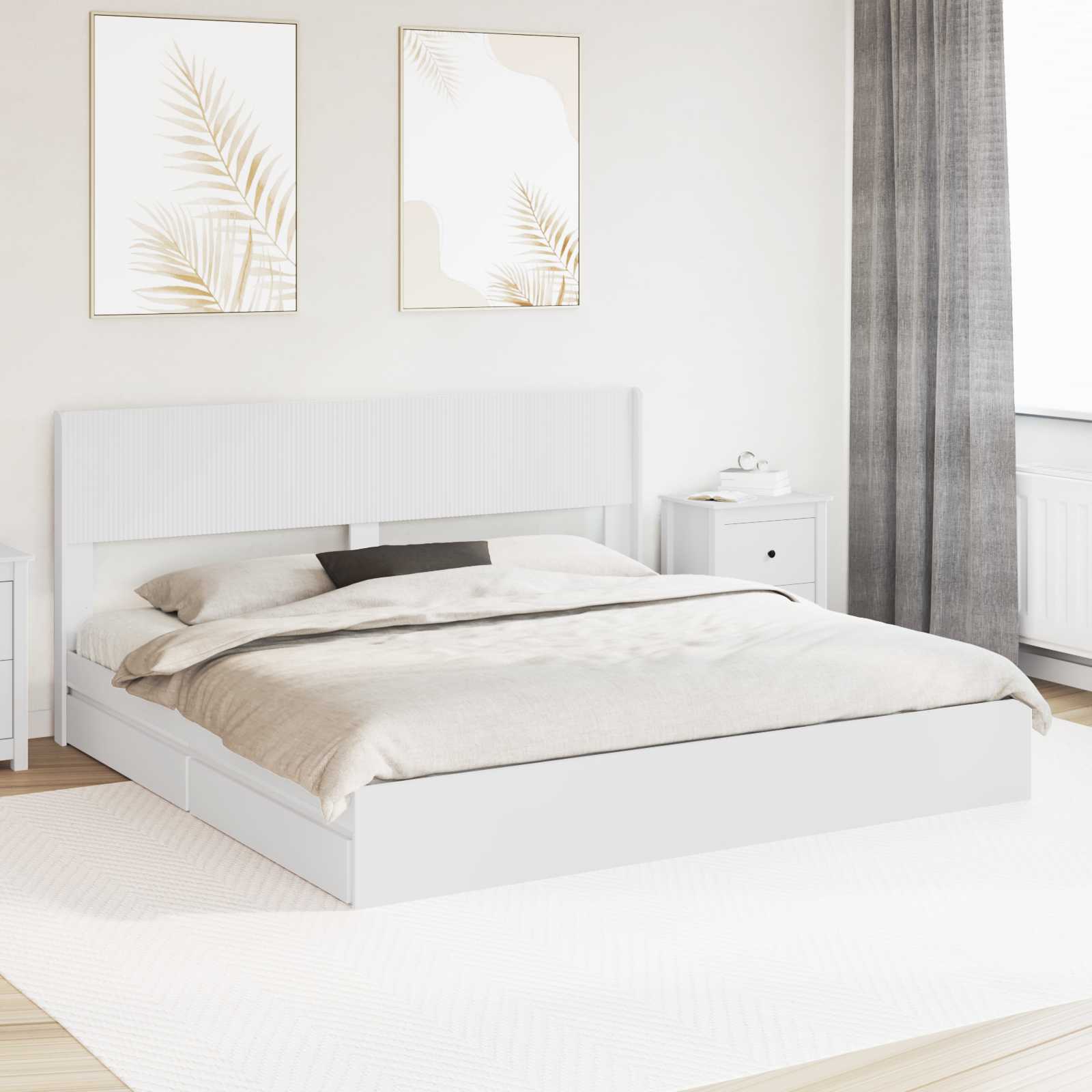Bed Frame With Storage And Headboard