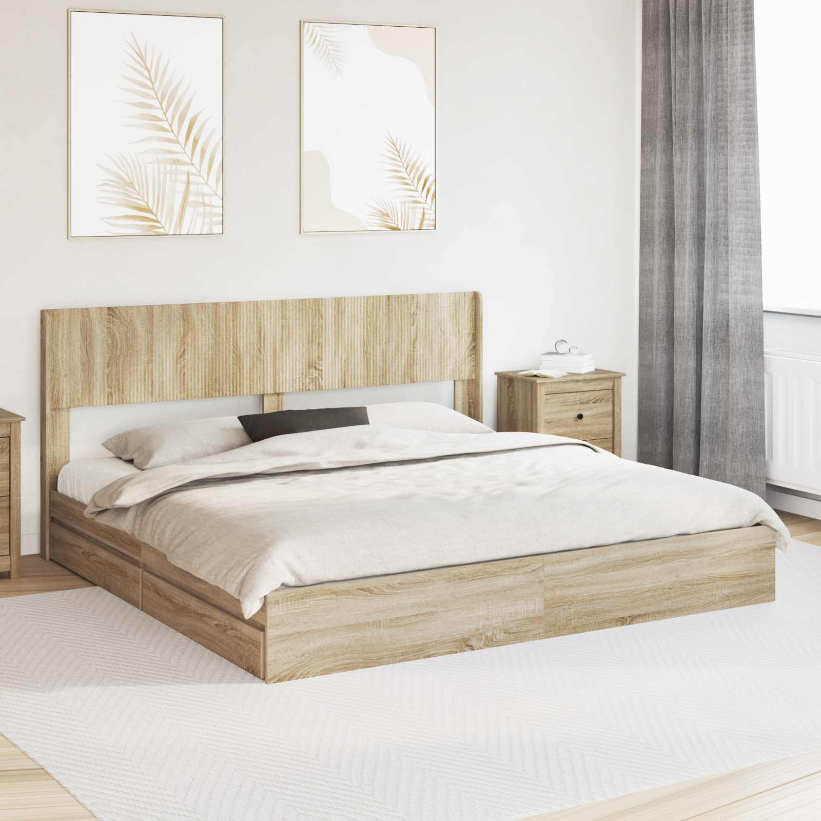 Bed Frame With Storage And Headboard