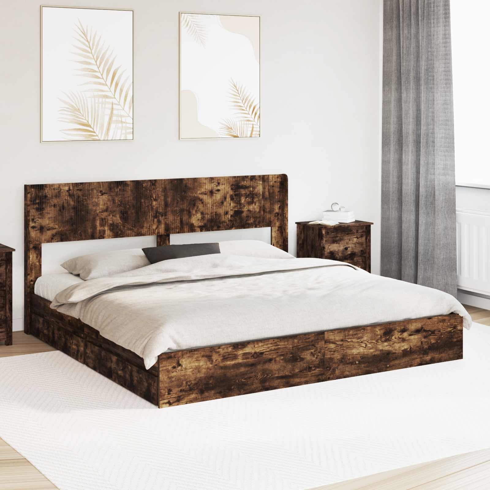 Bed Frame With Storage And Headboard
