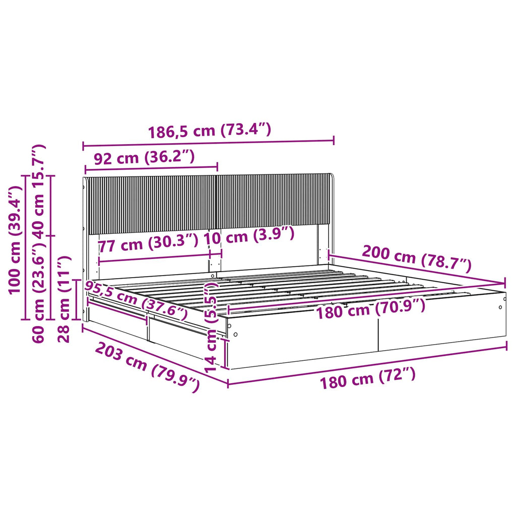 Bed Frame With Storage And Headboard
