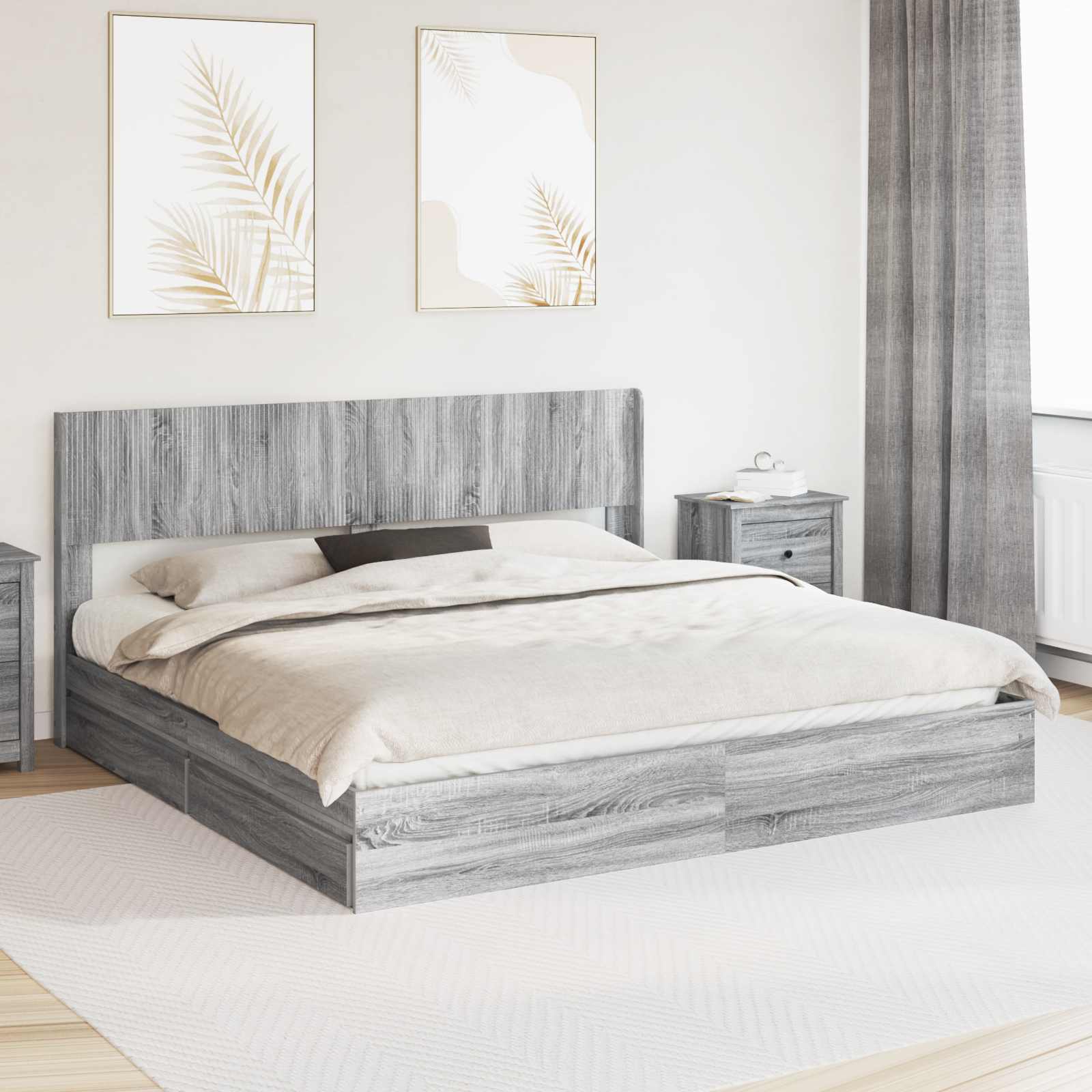 Bed Frame With Storage And Headboard