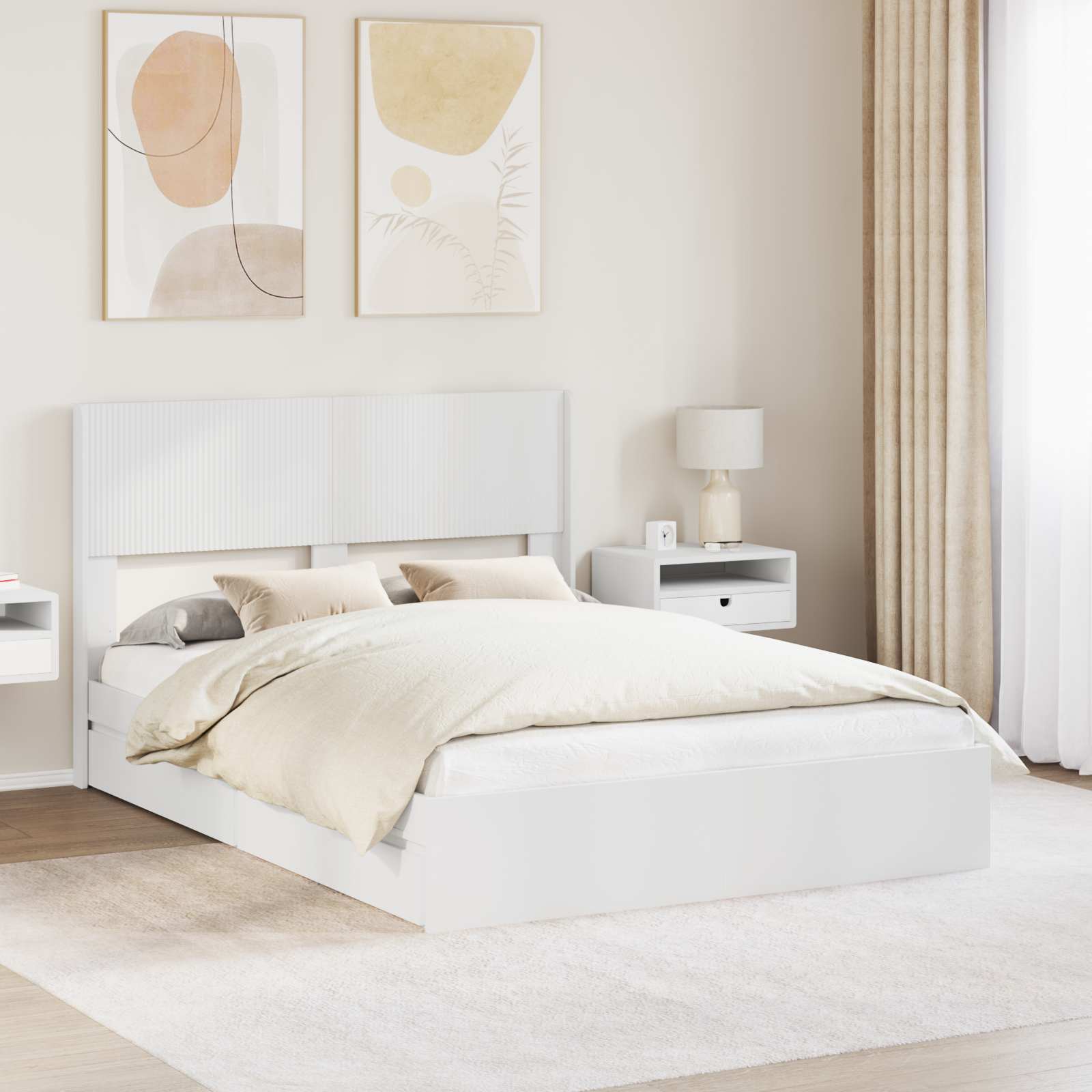 Bed Frame With Storage And Headboard