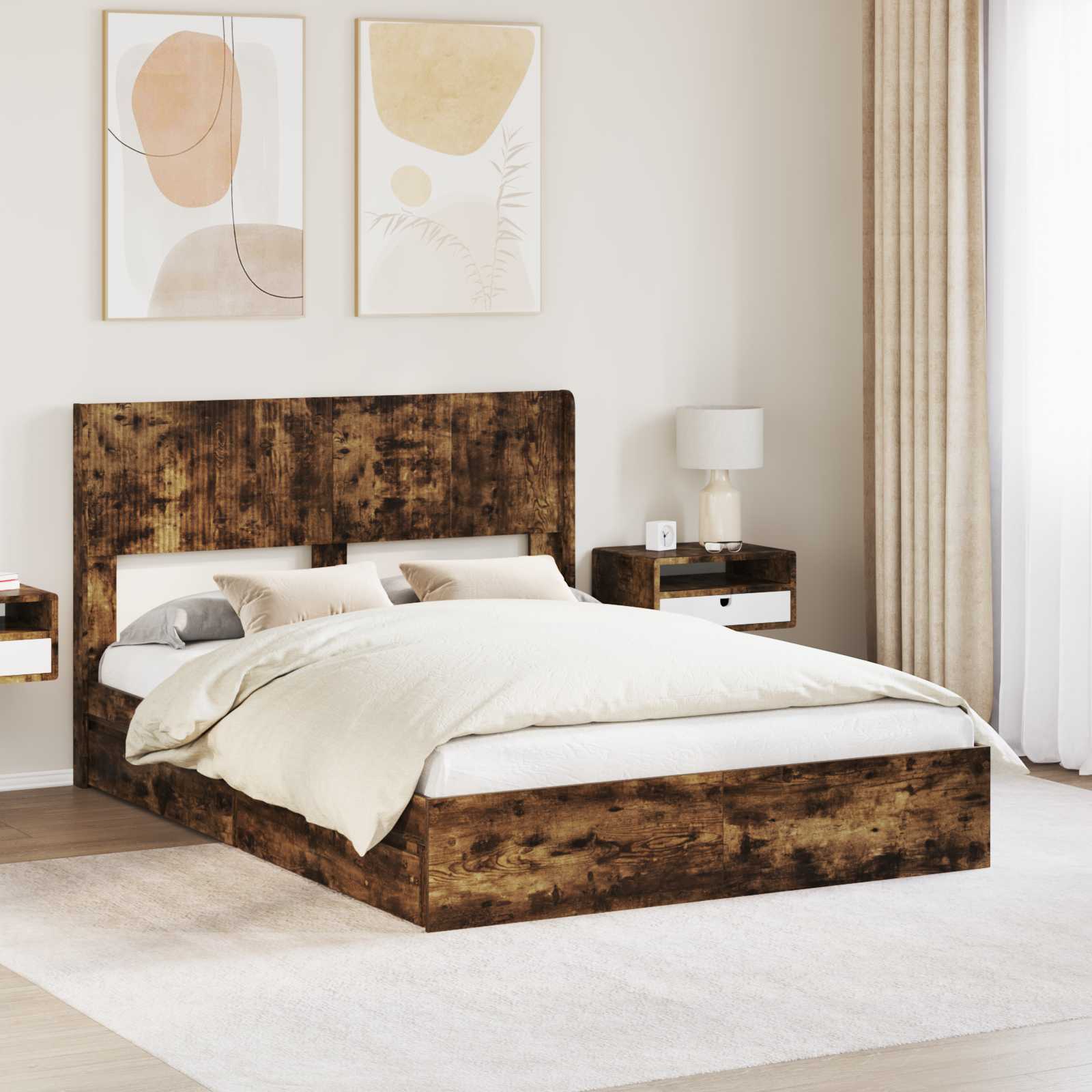 Bed Frame With Storage And Headboard