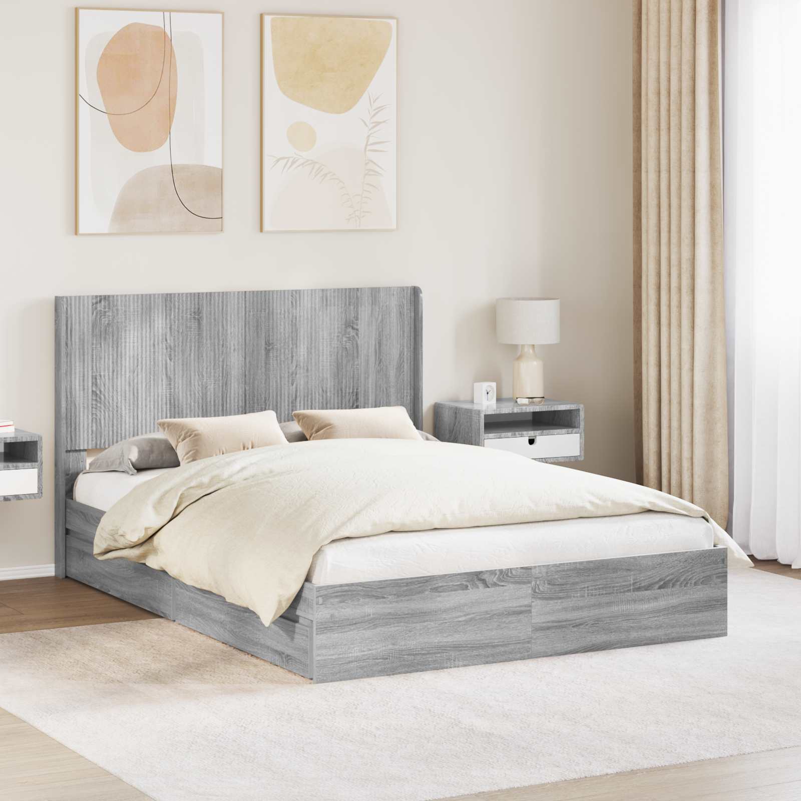 Bed Frame With Storage And Headboard