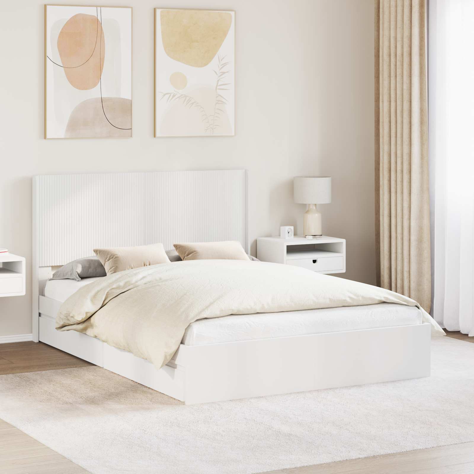 Bed Frame With Storage And Headboard