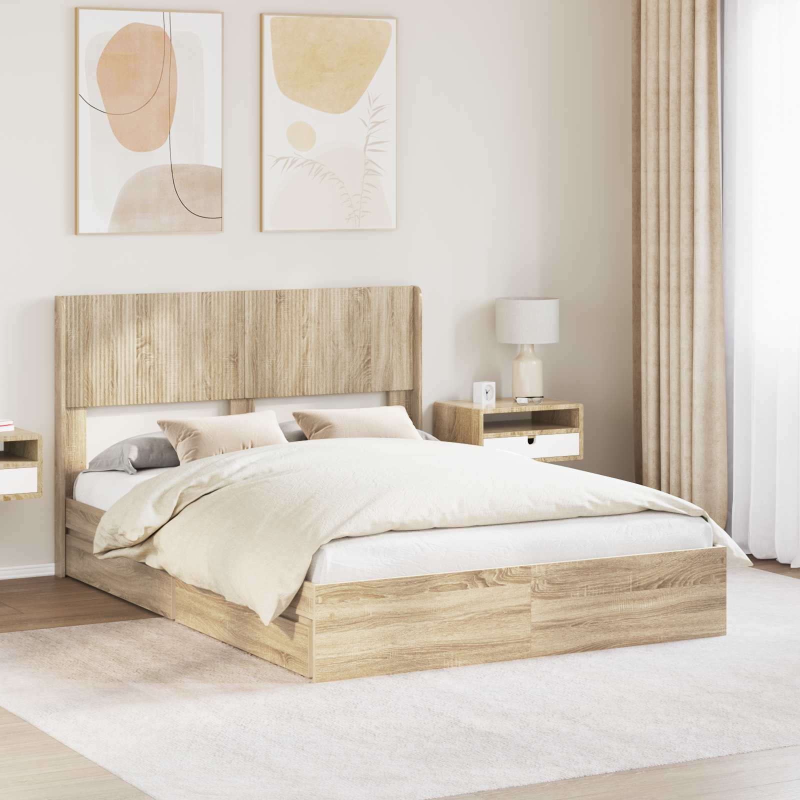 Bed Frame With Storage And Headboard