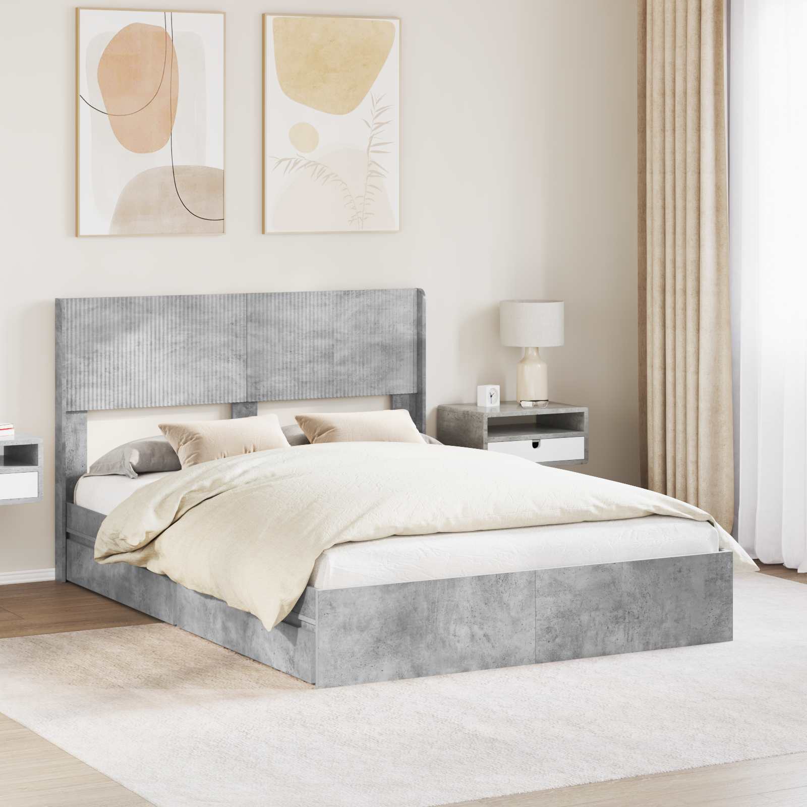 Bed Frame With Storage And Headboard