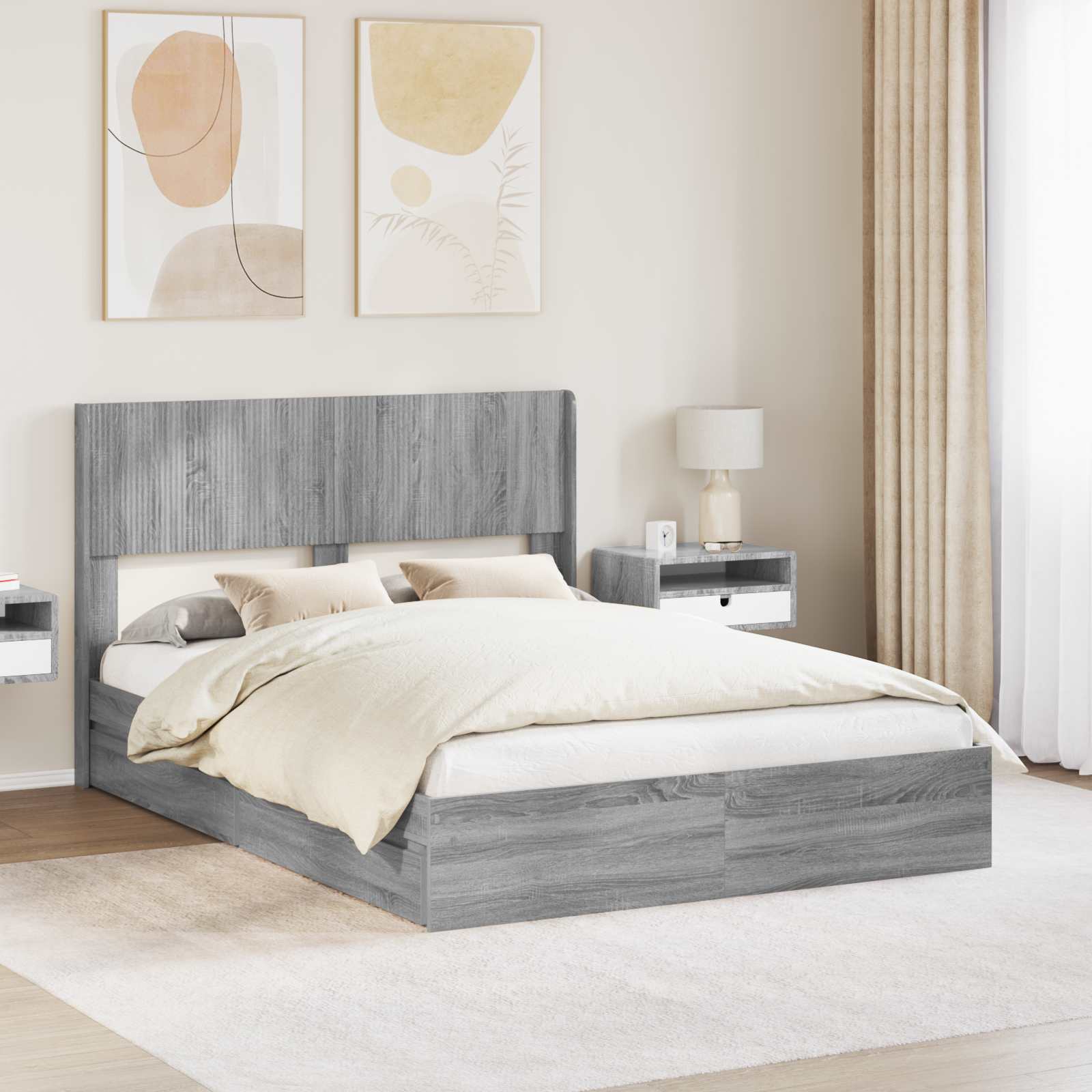 Bed Frame With Storage And Headboard