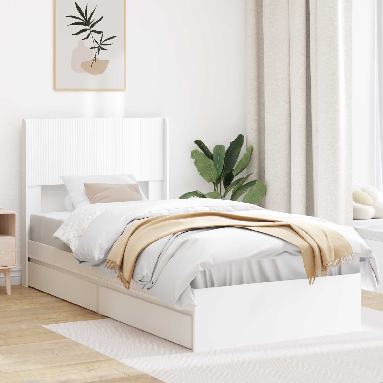 Bed Frame With Storage And Headboard